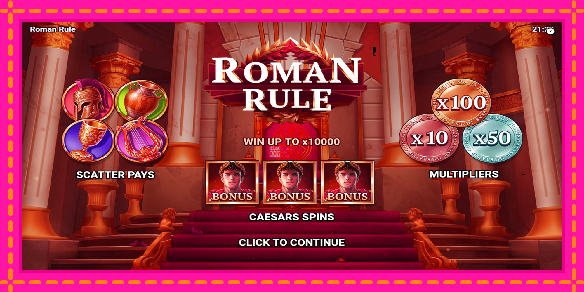 Slot machine Roman Rule gratuitamente, immagine 1