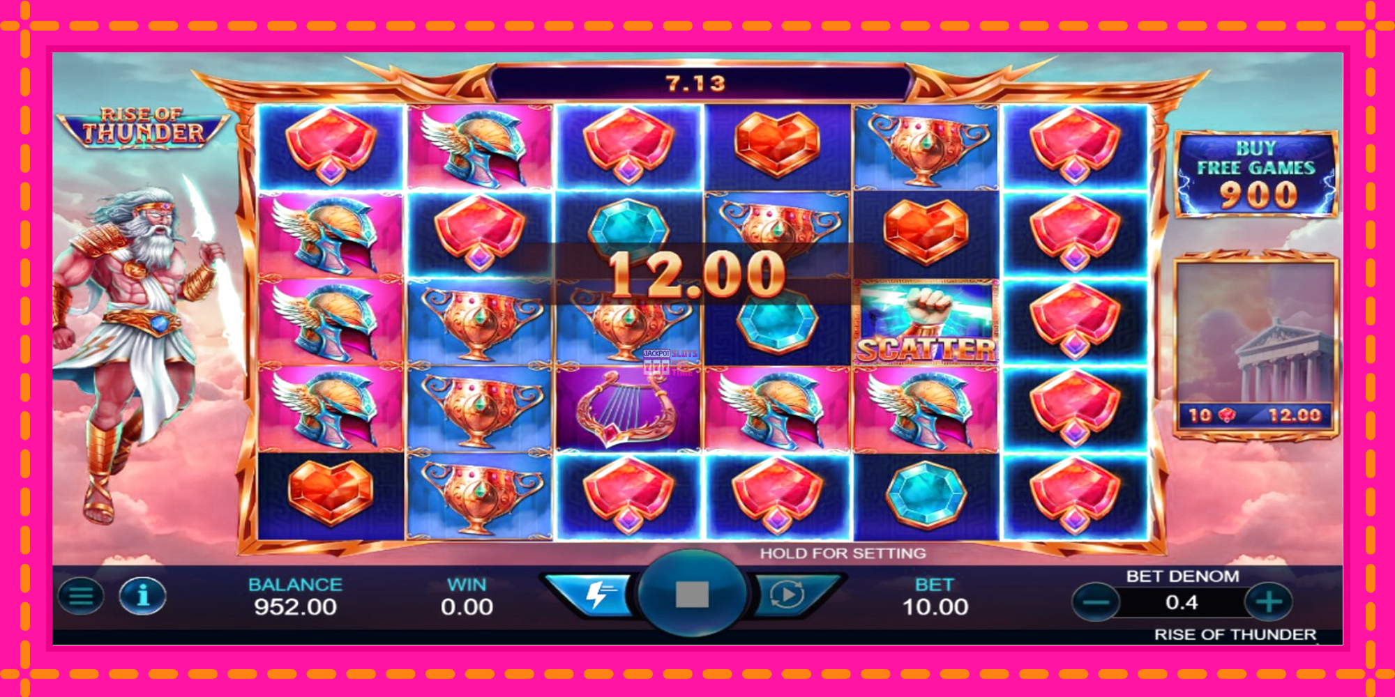 Slot machine Rise of Thunder gratuitamente, immagine 2