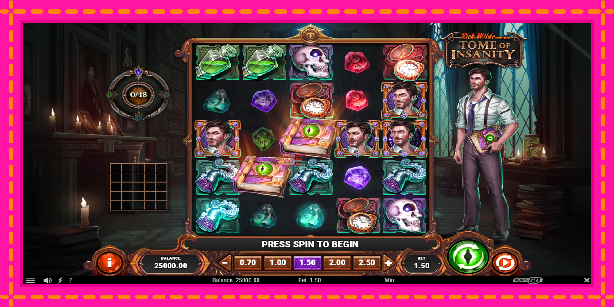 Slot machine Rich Wilde and the Tome of Insanity gratuitamente, immagine 2