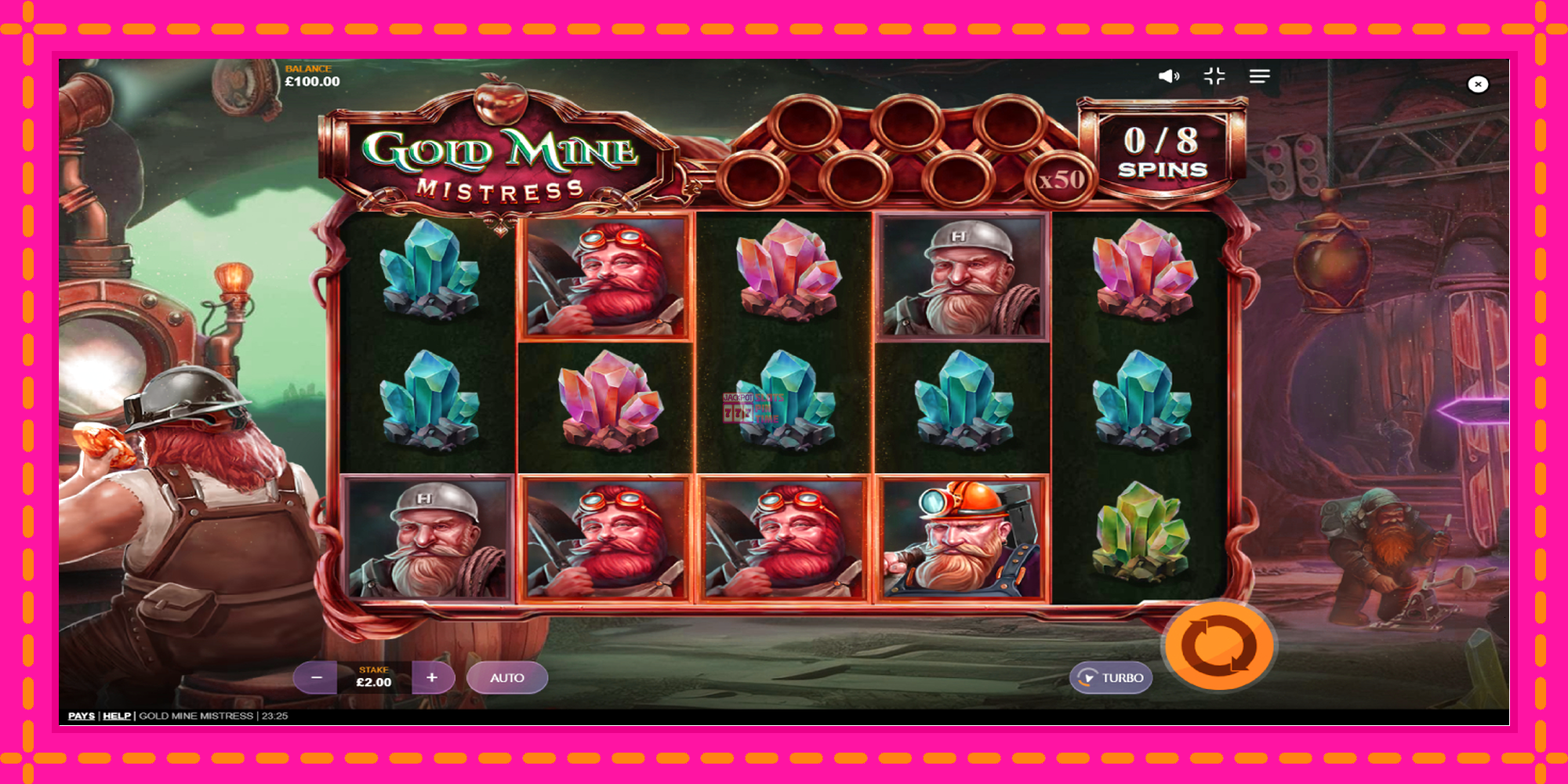 Slot machine Gold Mine Mistress gratuitamente, immagine 2