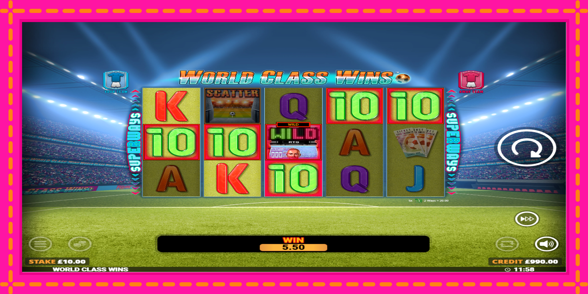 Slot machine World Class Wins gratuitamente, immagine 2