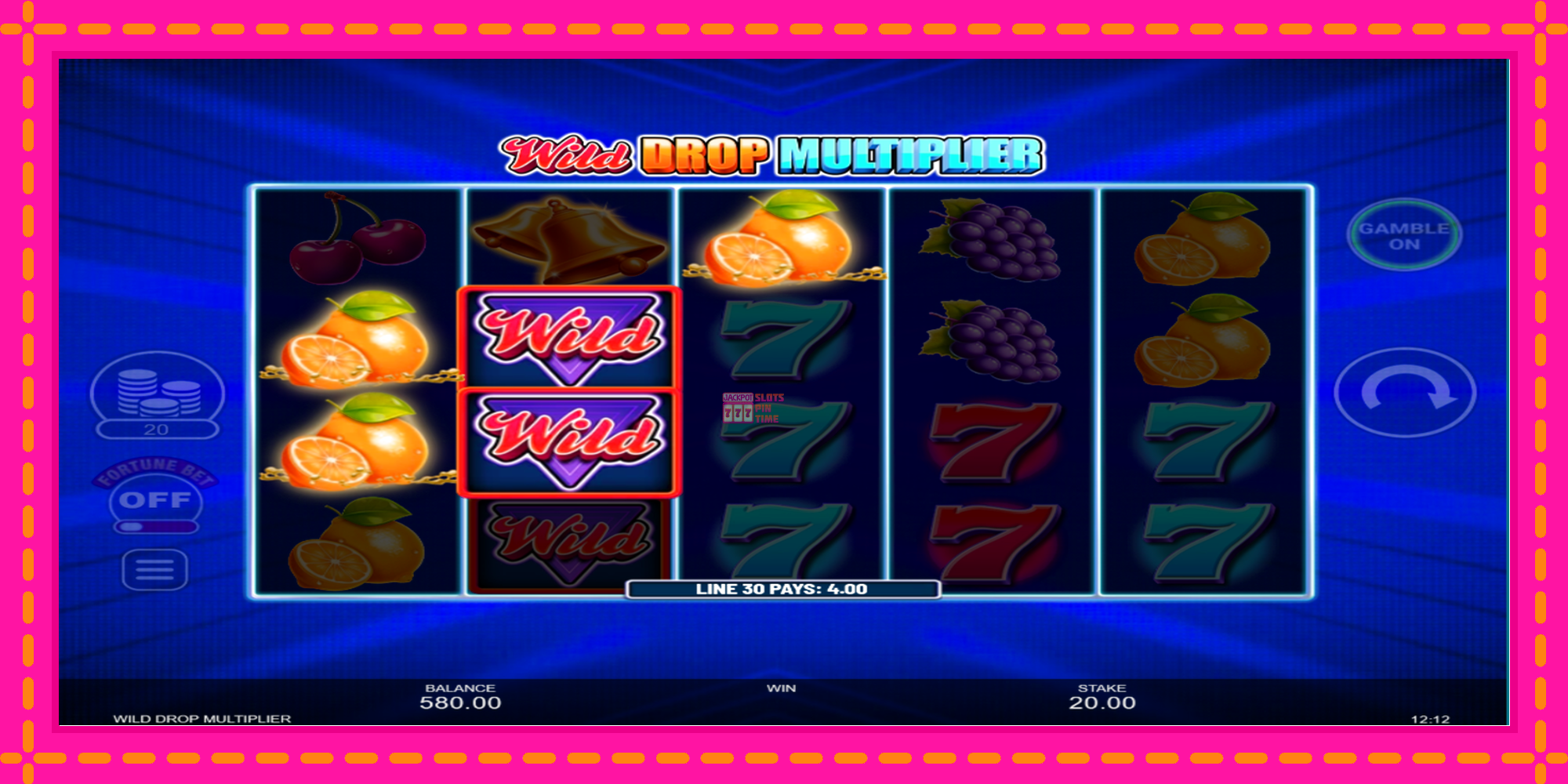 Slot machine Wild Drop Multiplier gratuitamente, immagine 3