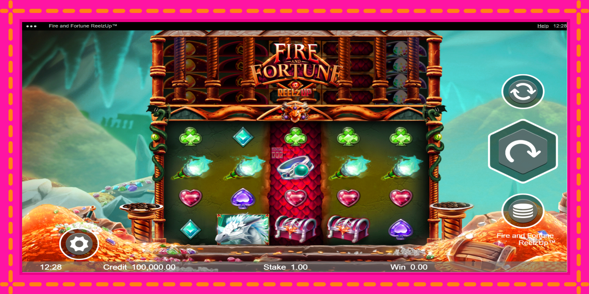 Slot machine Fire and Fortune ReelzUp gratuitamente, immagine 2