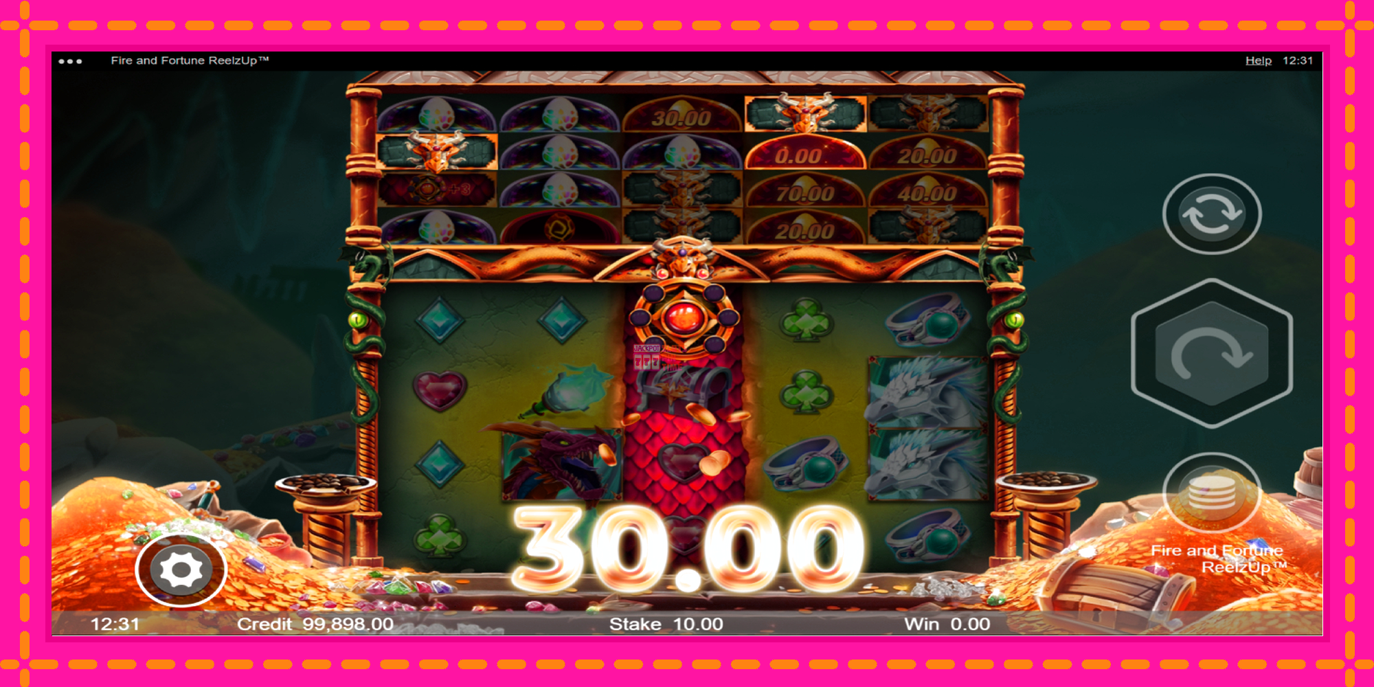 Slot machine Fire and Fortune ReelzUp gratuitamente, immagine 4