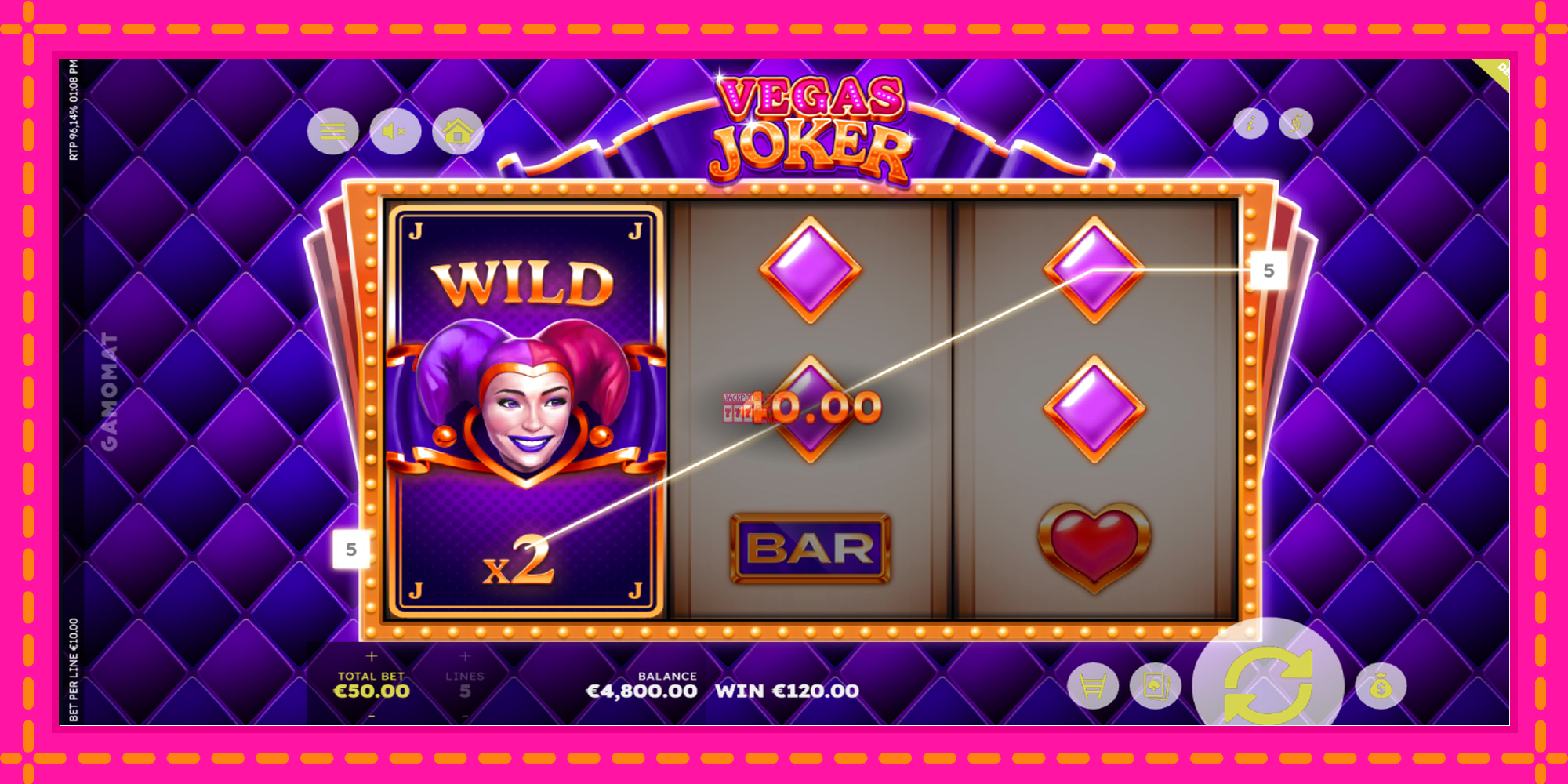 Slot machine Vegas Joker gratuitamente, immagine 4