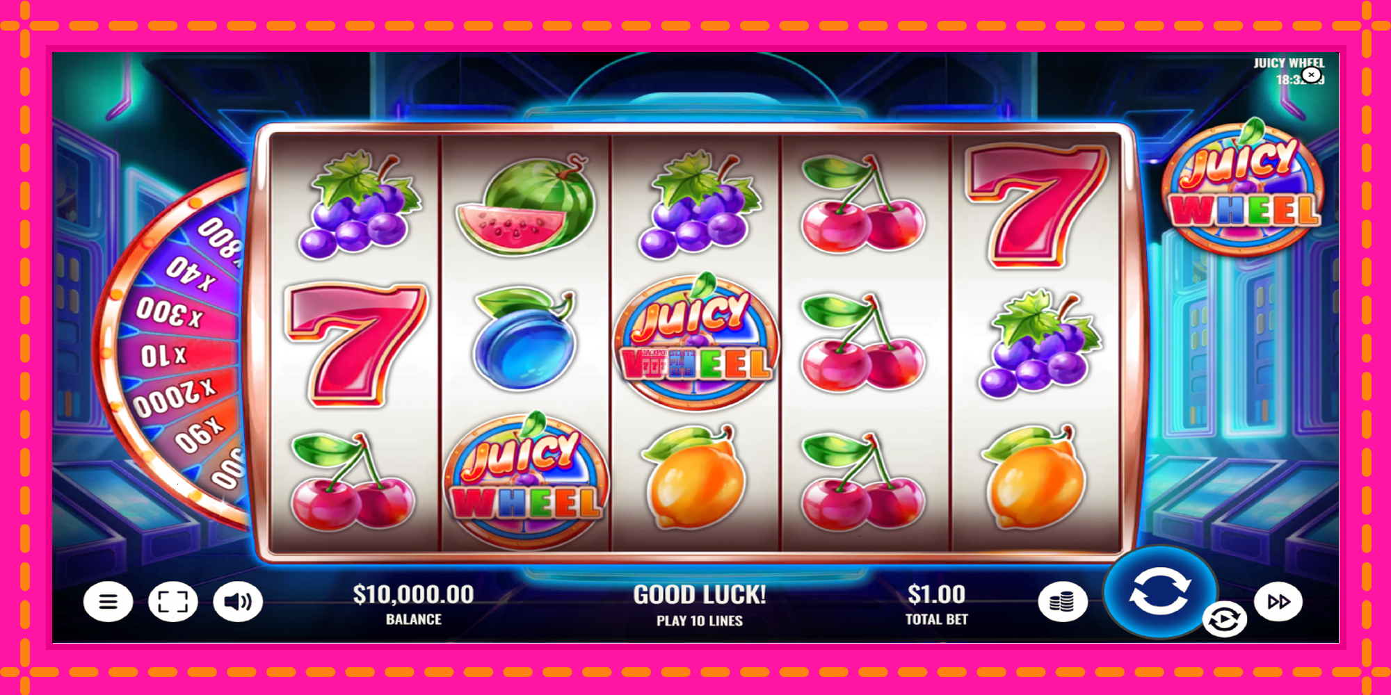 Slot machine Juicy Wheel gratuitamente, immagine 2