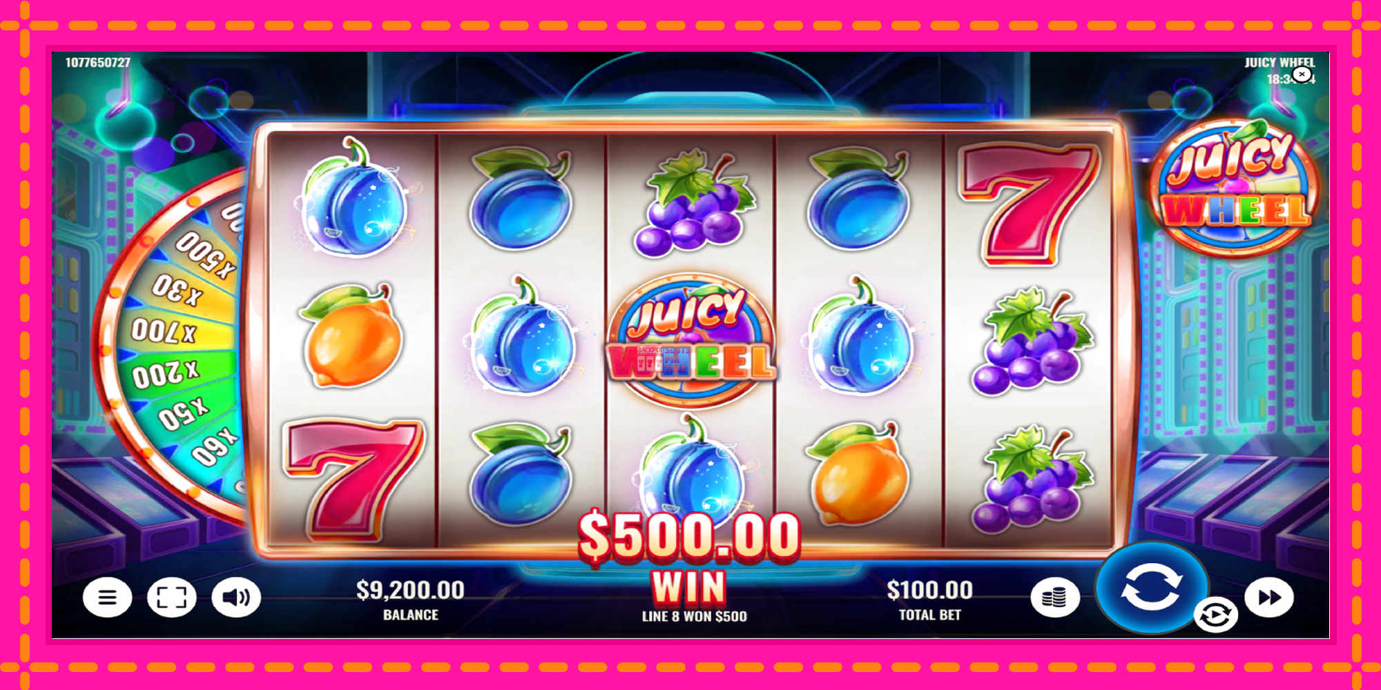 Slot machine Juicy Wheel gratuitamente, immagine 3