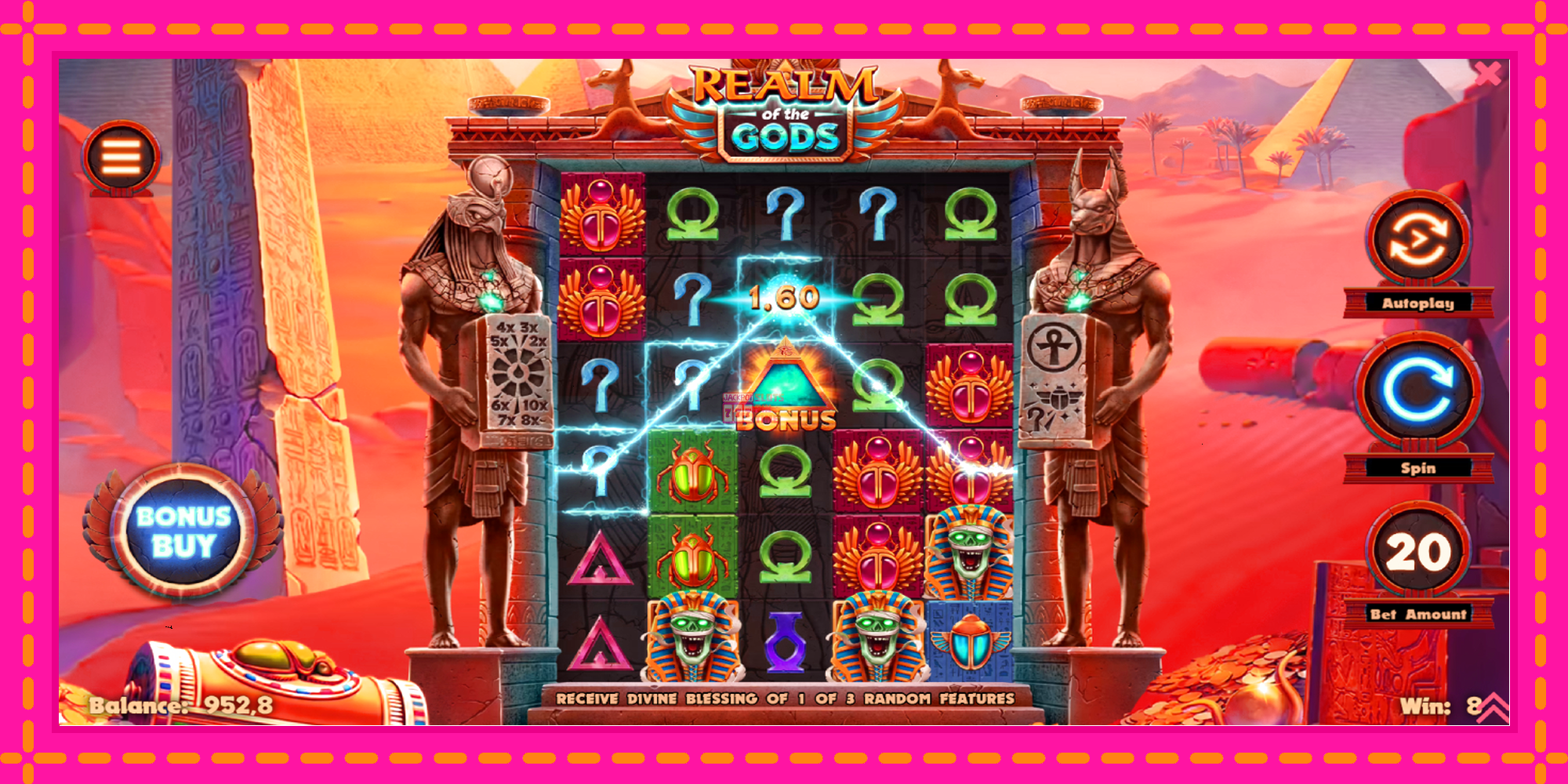 Slot machine Realm of the Gods gratuitamente, immagine 4