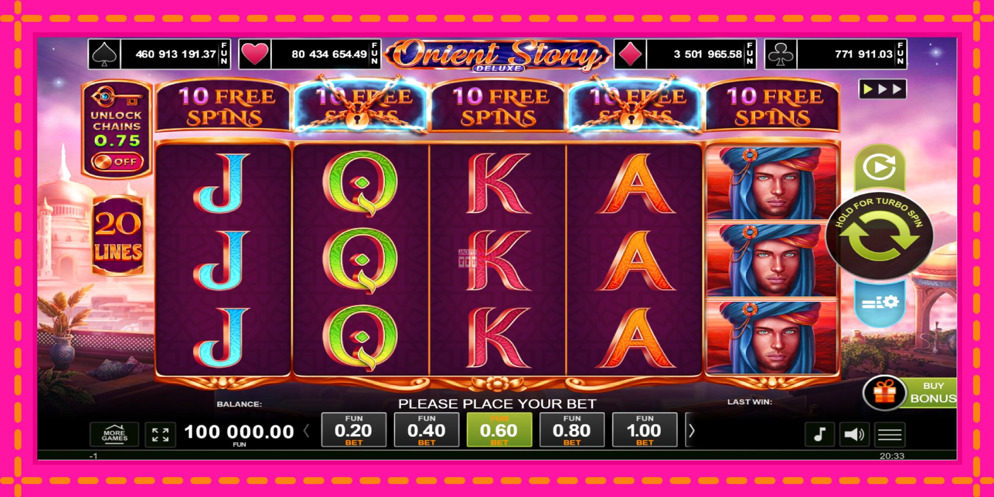 Slot machine Orient Story Deluxe gratuitamente, immagine 1