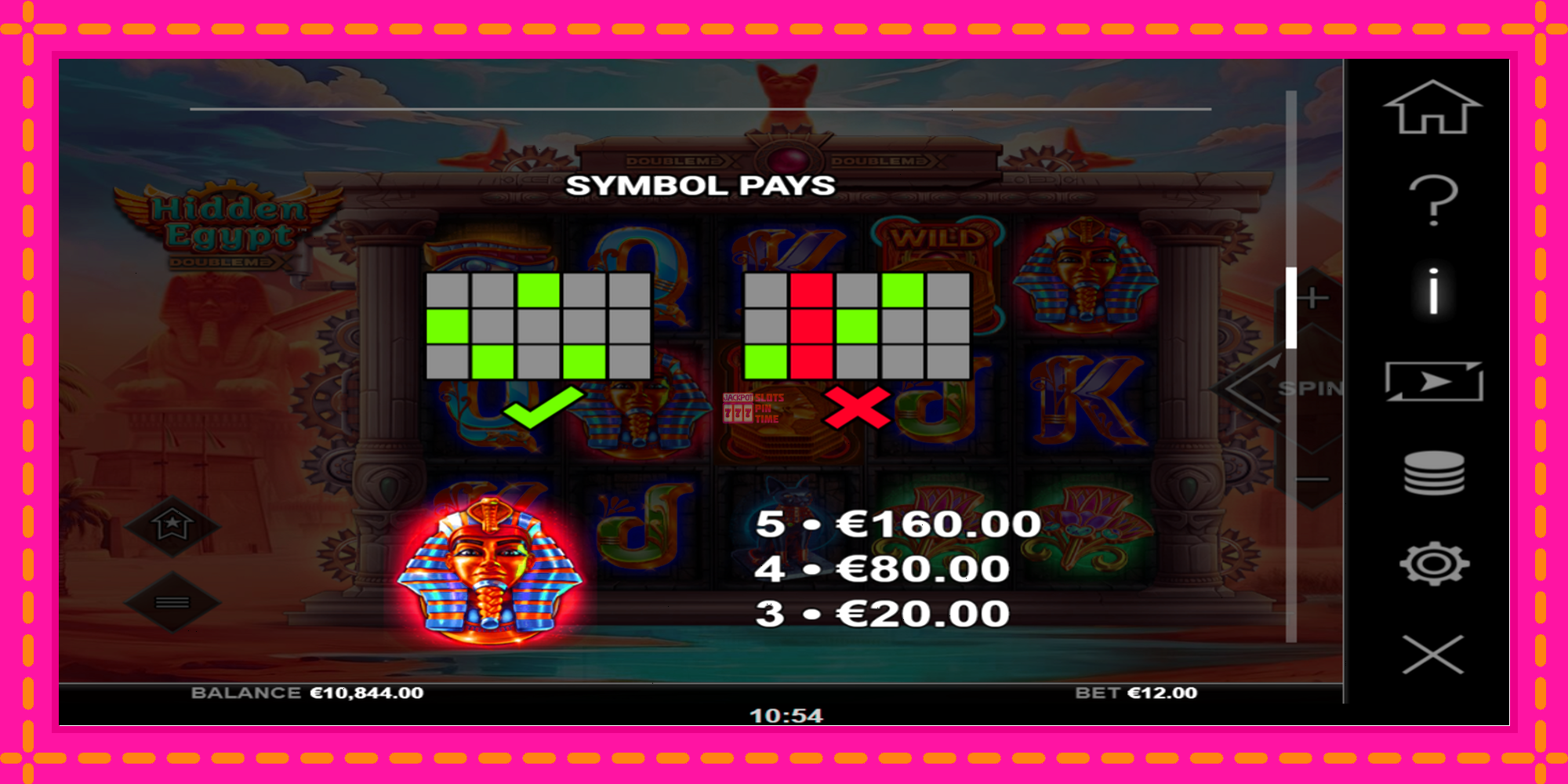 Slot machine Hidden Egypt DoubleMax gratuitamente, immagine 6