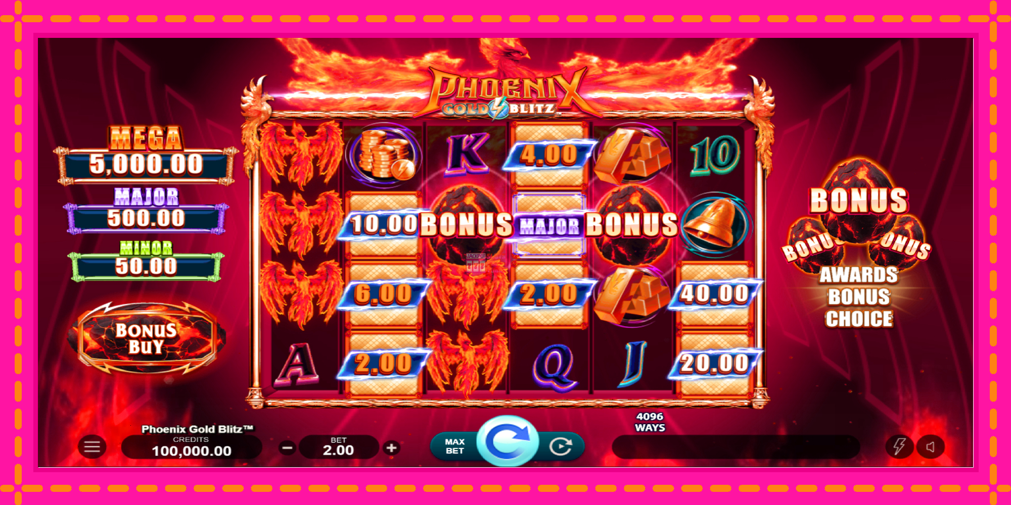 Slot machine Phoenix Gold Blitz gratuitamente, immagine 2