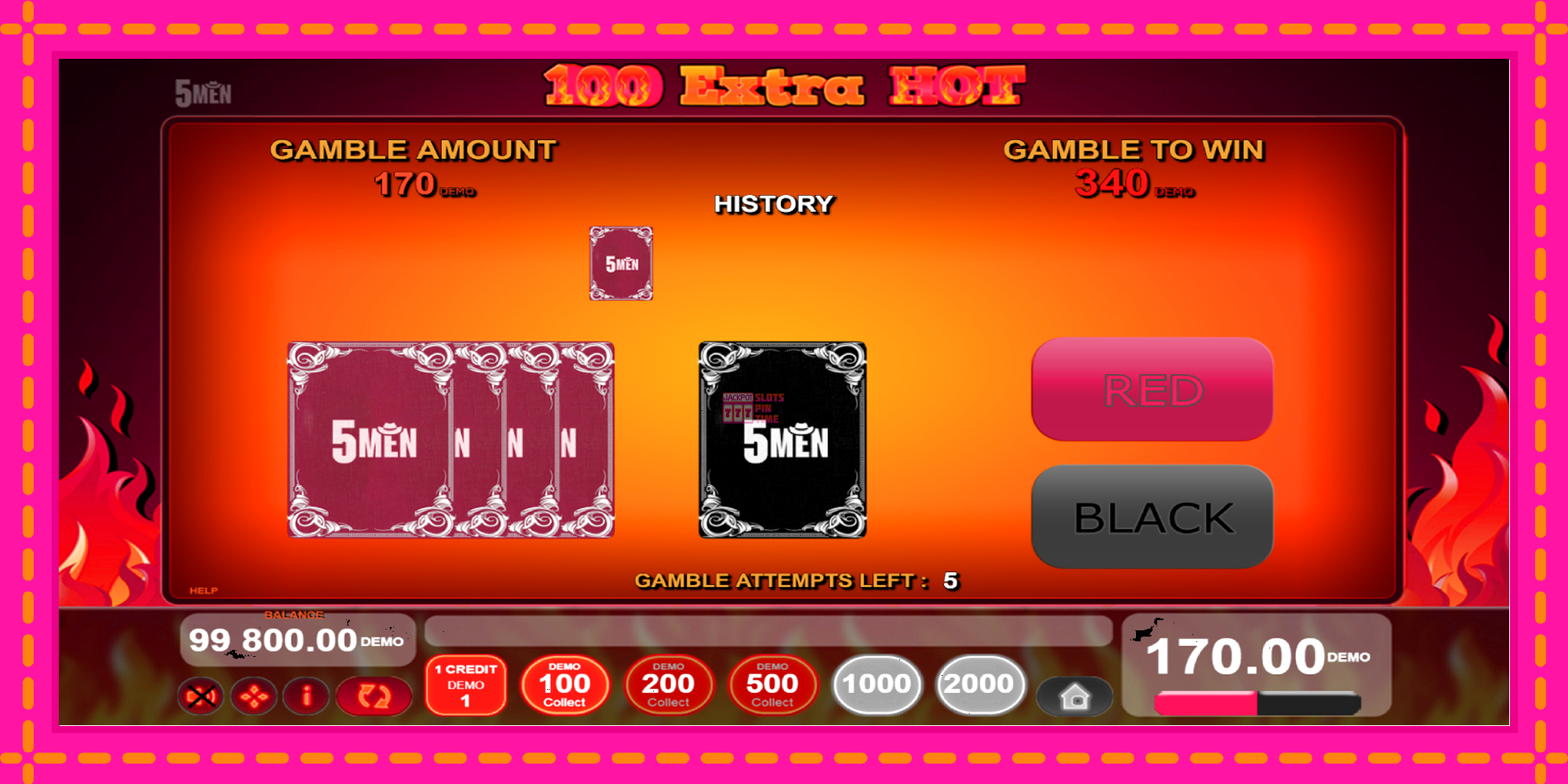 Slot machine 100 Extra Hot gratuitamente, immagine 3