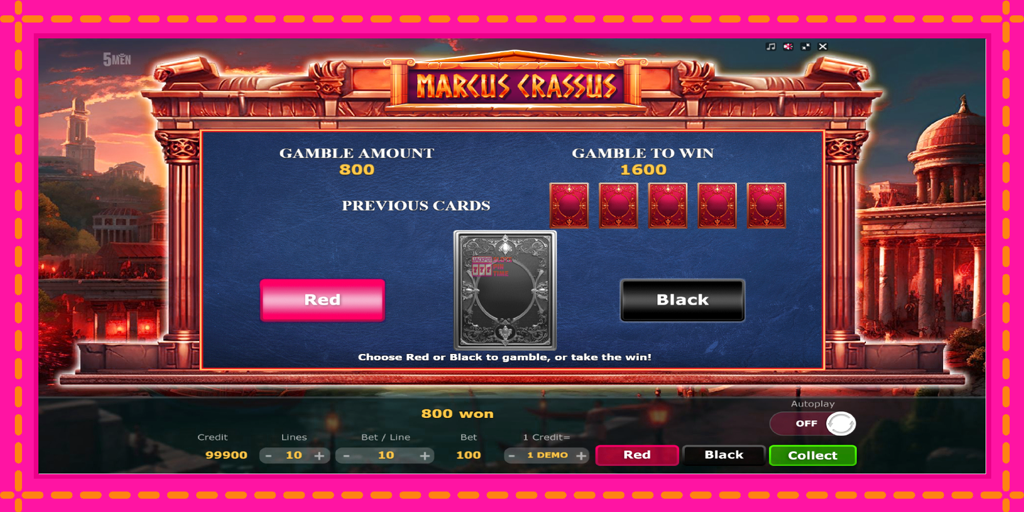 Slot machine Marcus Crassus gratuitamente, immagine 4