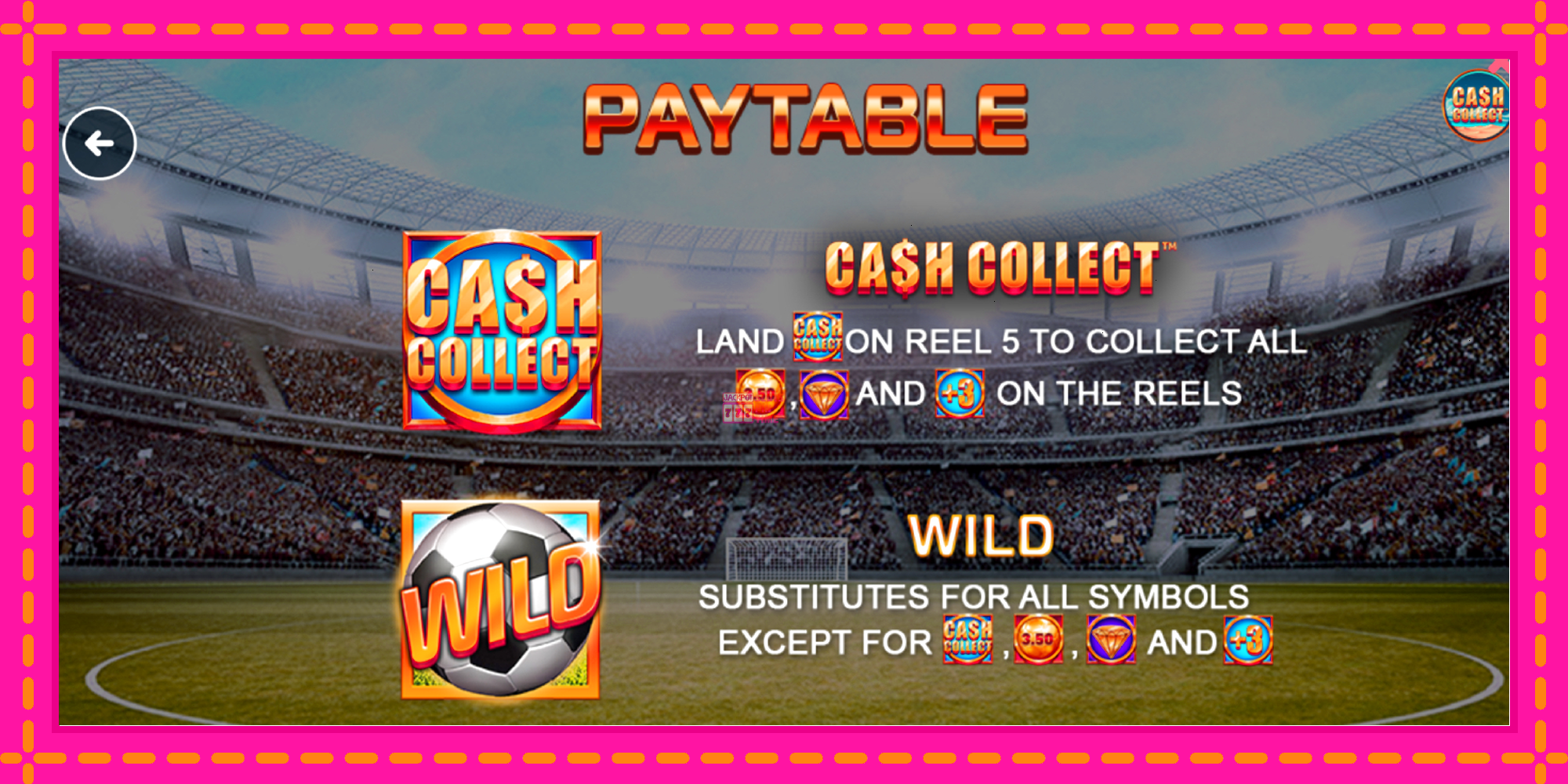 Slot machine Football Cash Collect PowerPlay Jackpot gratuitamente, immagine 5