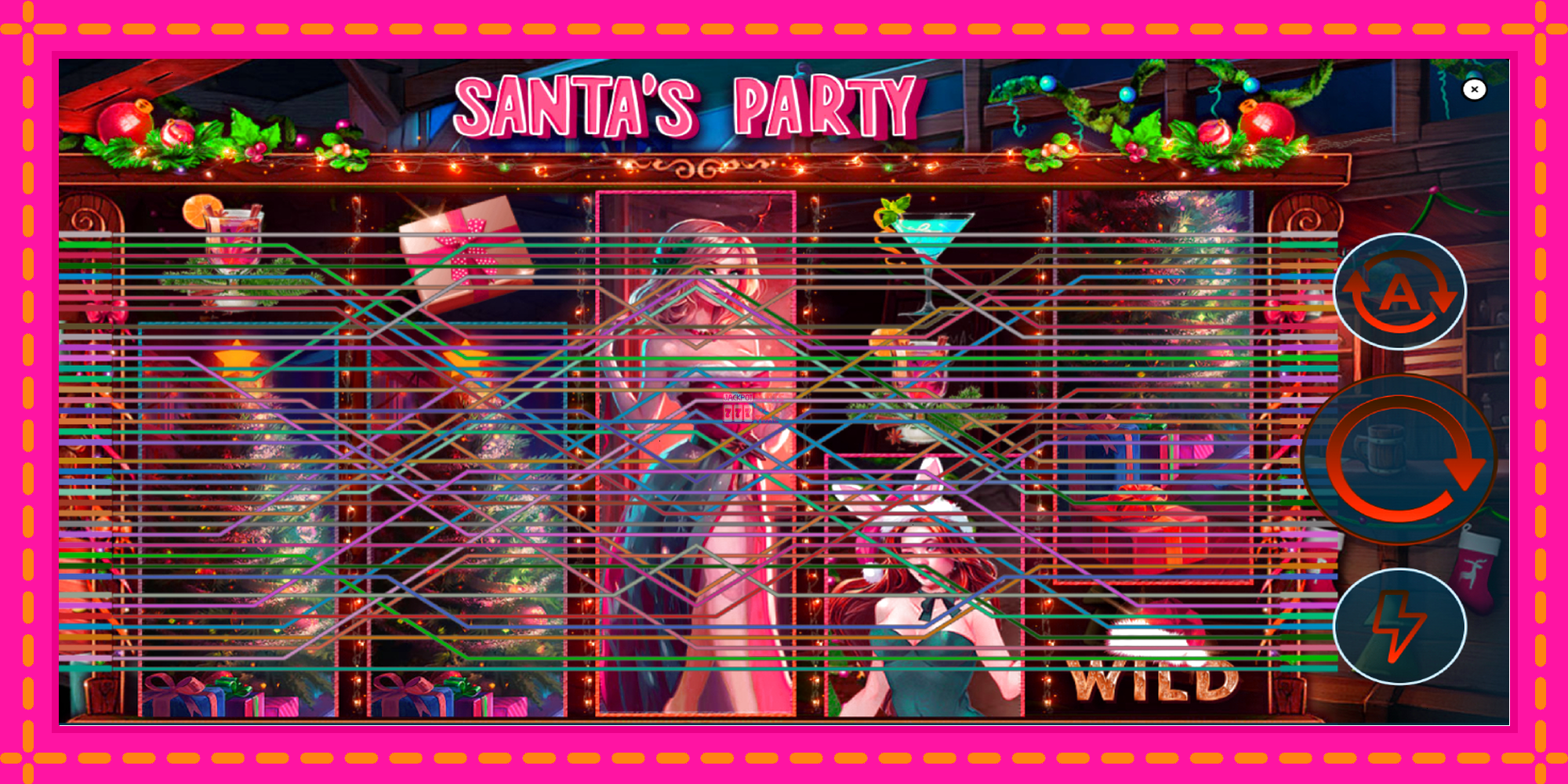 Slot machine Santas Party gratuitamente, immagine 2