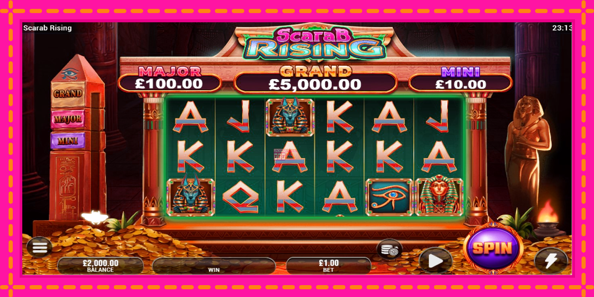 Slot machine Scarab Rising gratuitamente, immagine 1