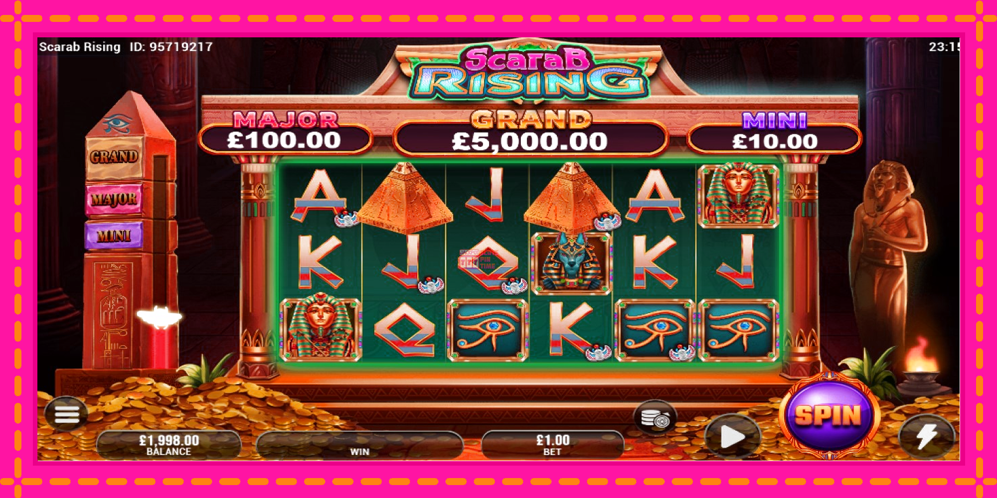 Slot machine Scarab Rising gratuitamente, immagine 2