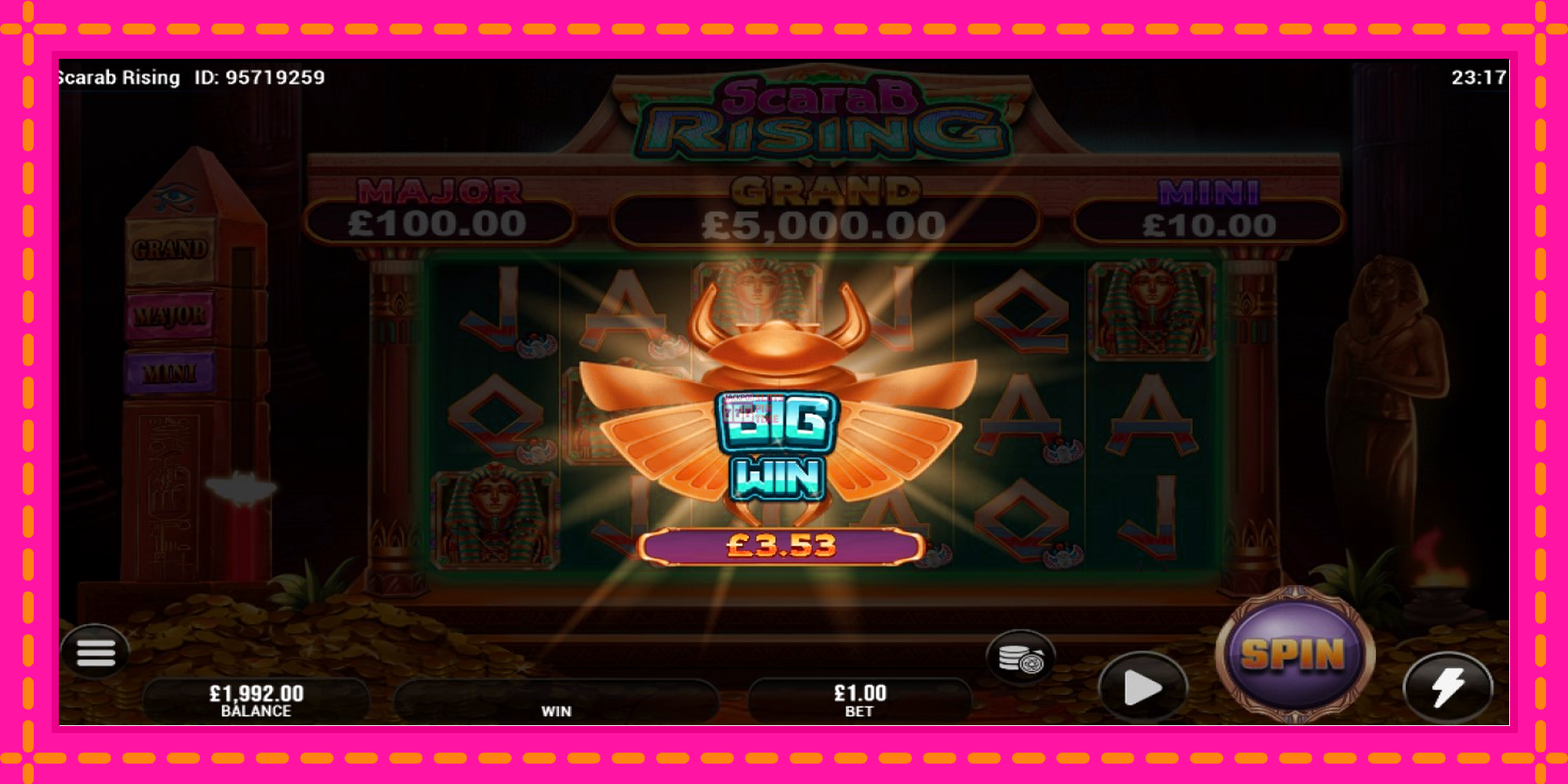 Slot machine Scarab Rising gratuitamente, immagine 3