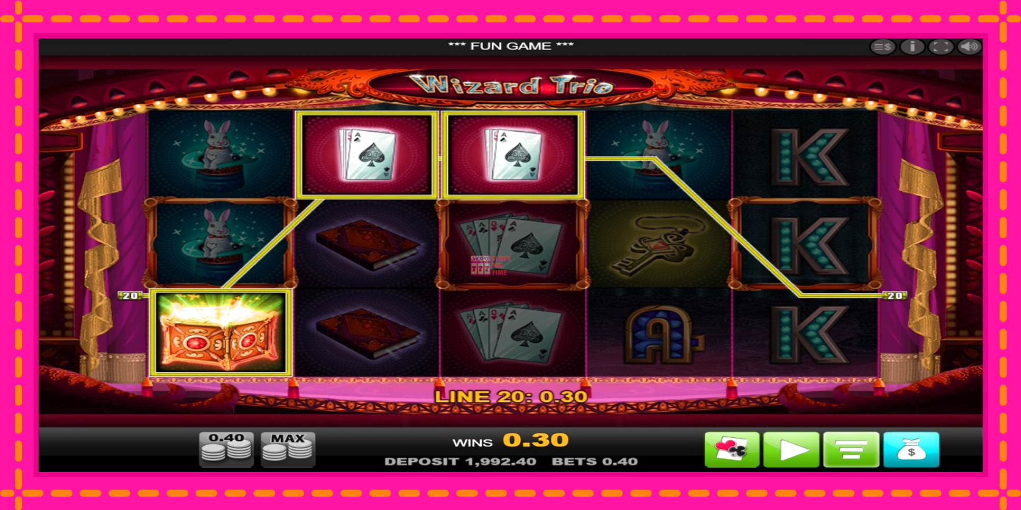 Slot machine Wizard Trio gratuitamente, immagine 2