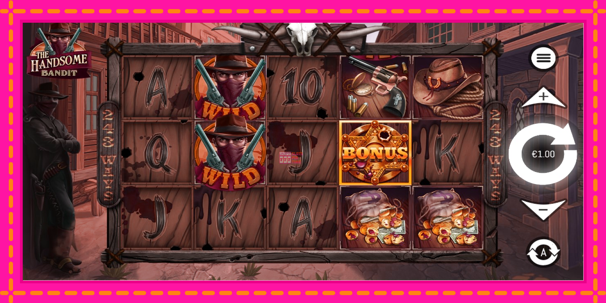 Slot machine The Handsome Bandit gratuitamente, immagine 3