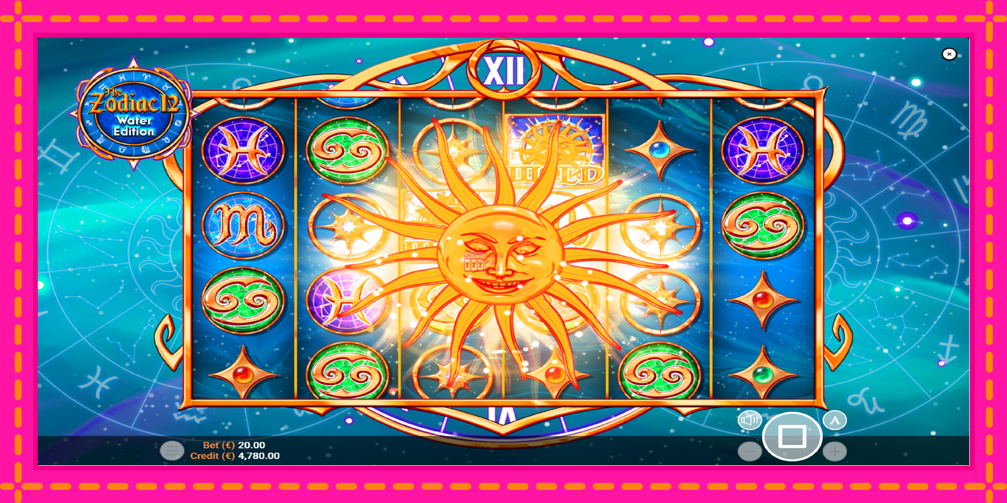 Slot machine The Zodiac 12 Water Edition gratuitamente, immagine 3