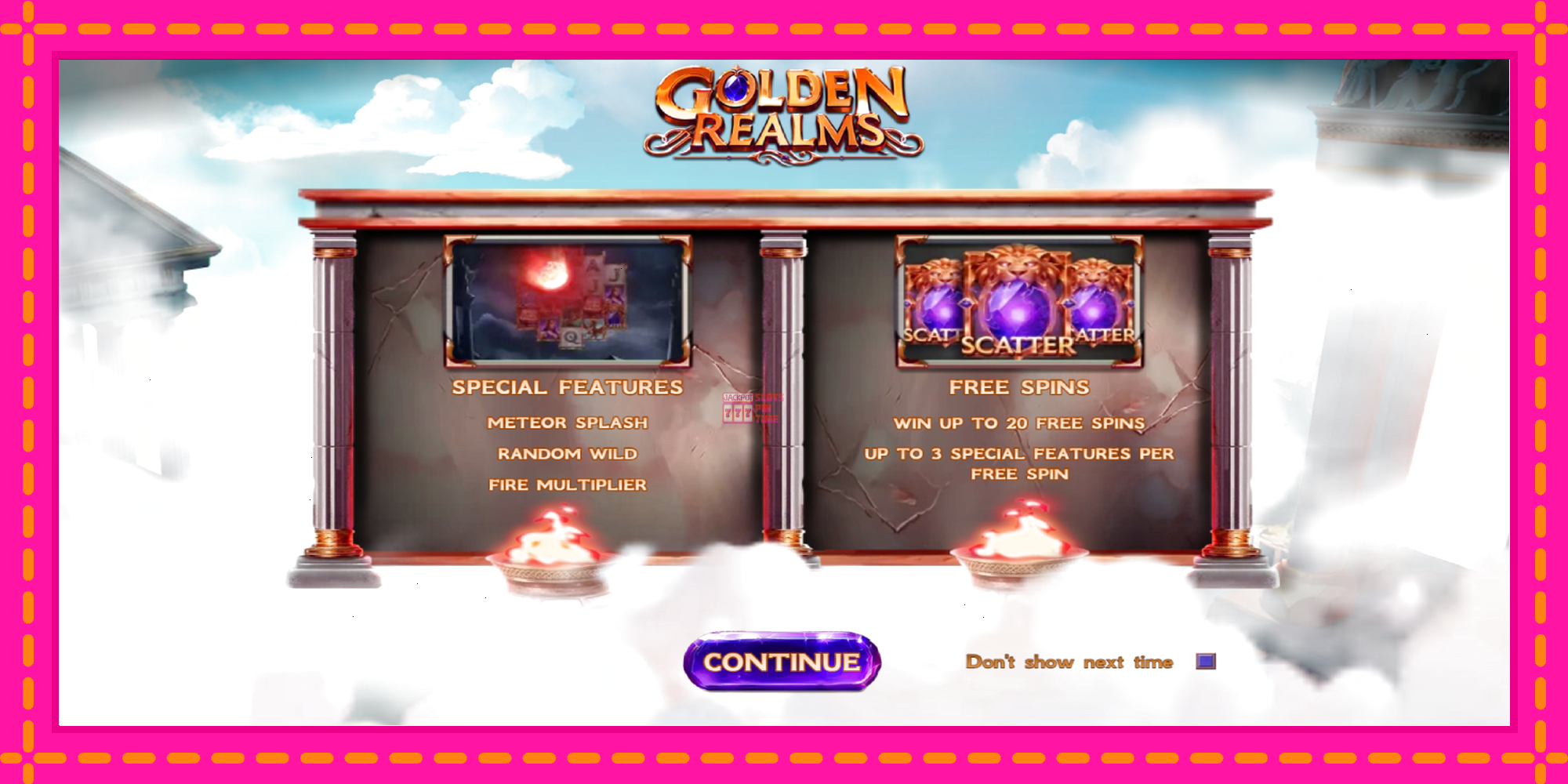 Slot machine Golden Realms gratuitamente, immagine 1