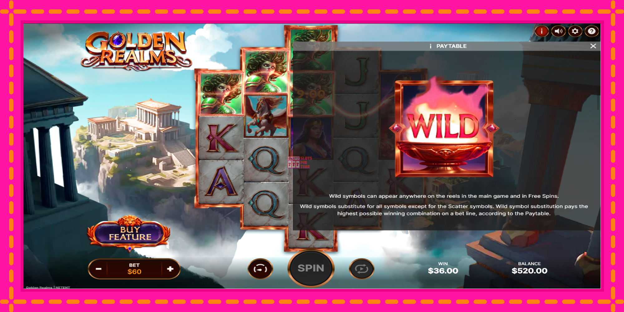 Slot machine Golden Realms gratuitamente, immagine 6