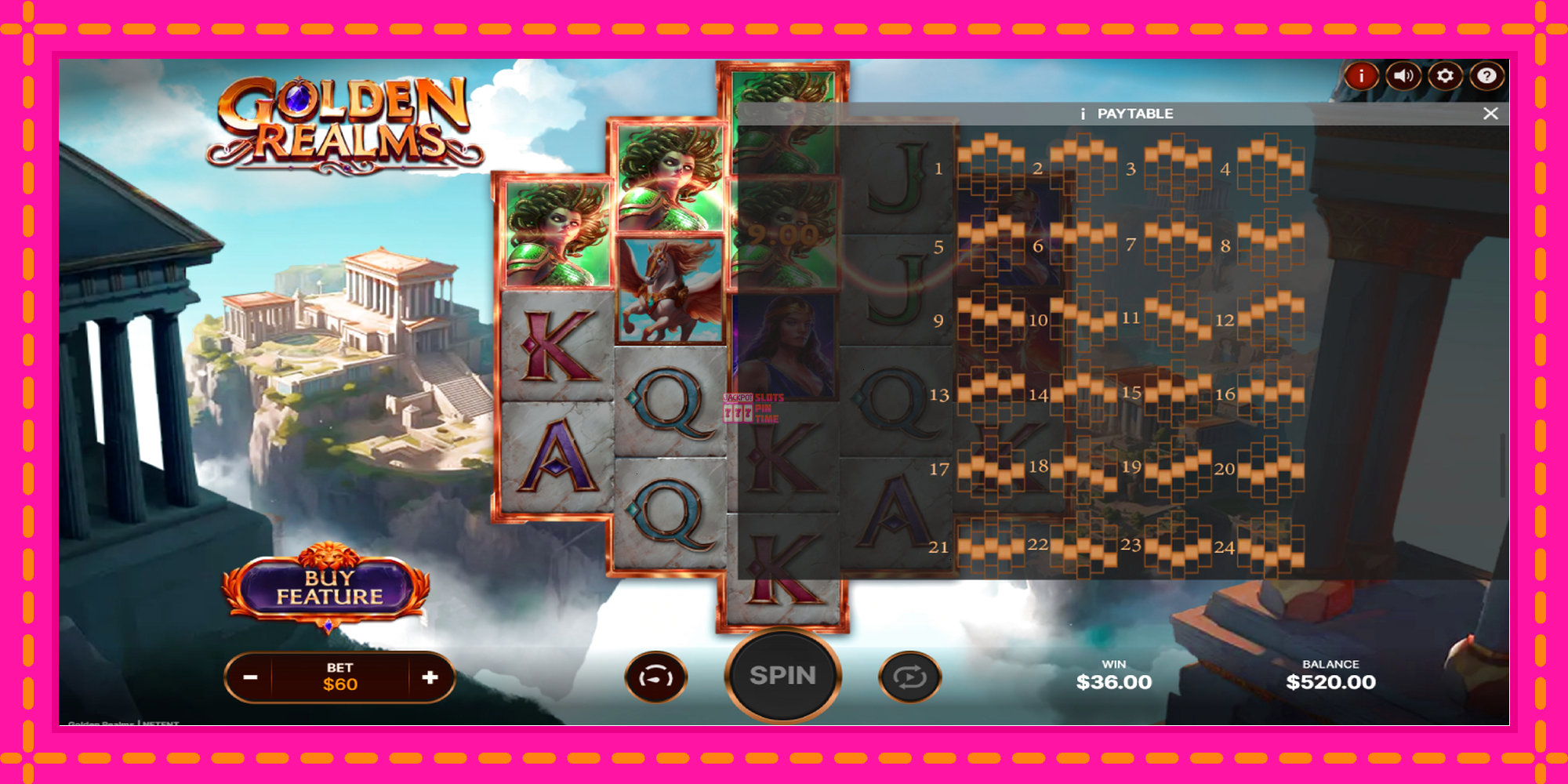 Slot machine Golden Realms gratuitamente, immagine 7