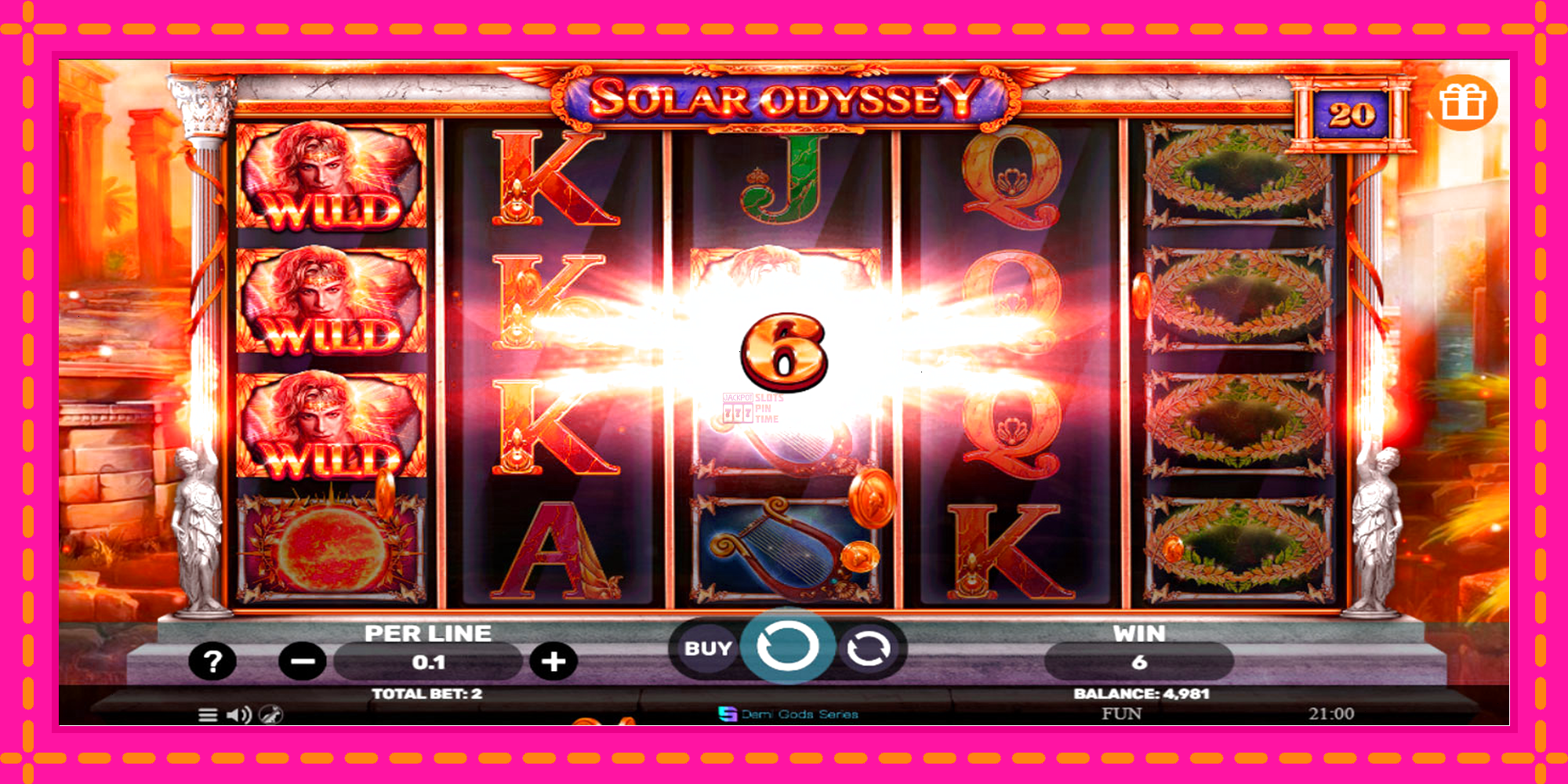 Slot machine Solar Odyssey gratuitamente, immagine 3