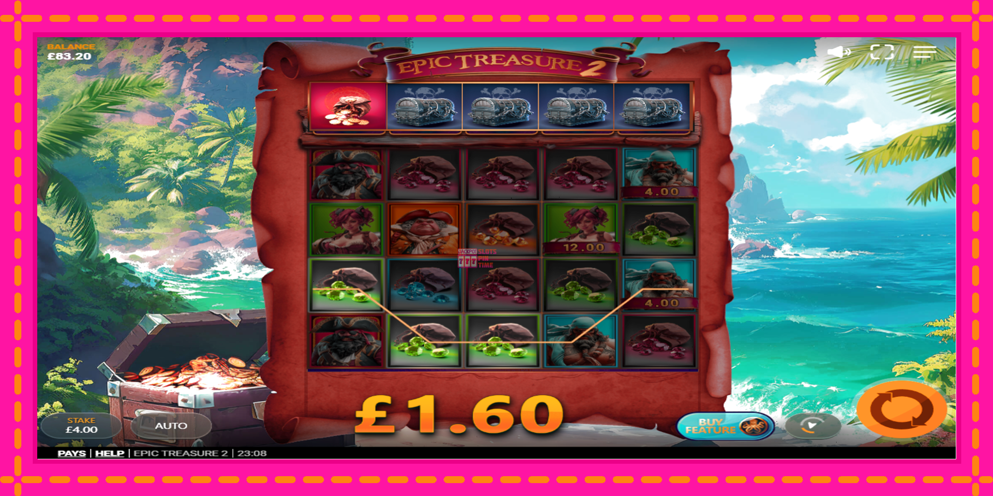 Slot machine Epic Treasure 2 gratuitamente, immagine 3