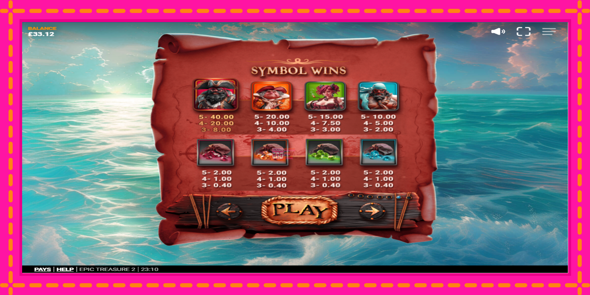 Slot machine Epic Treasure 2 gratuitamente, immagine 6