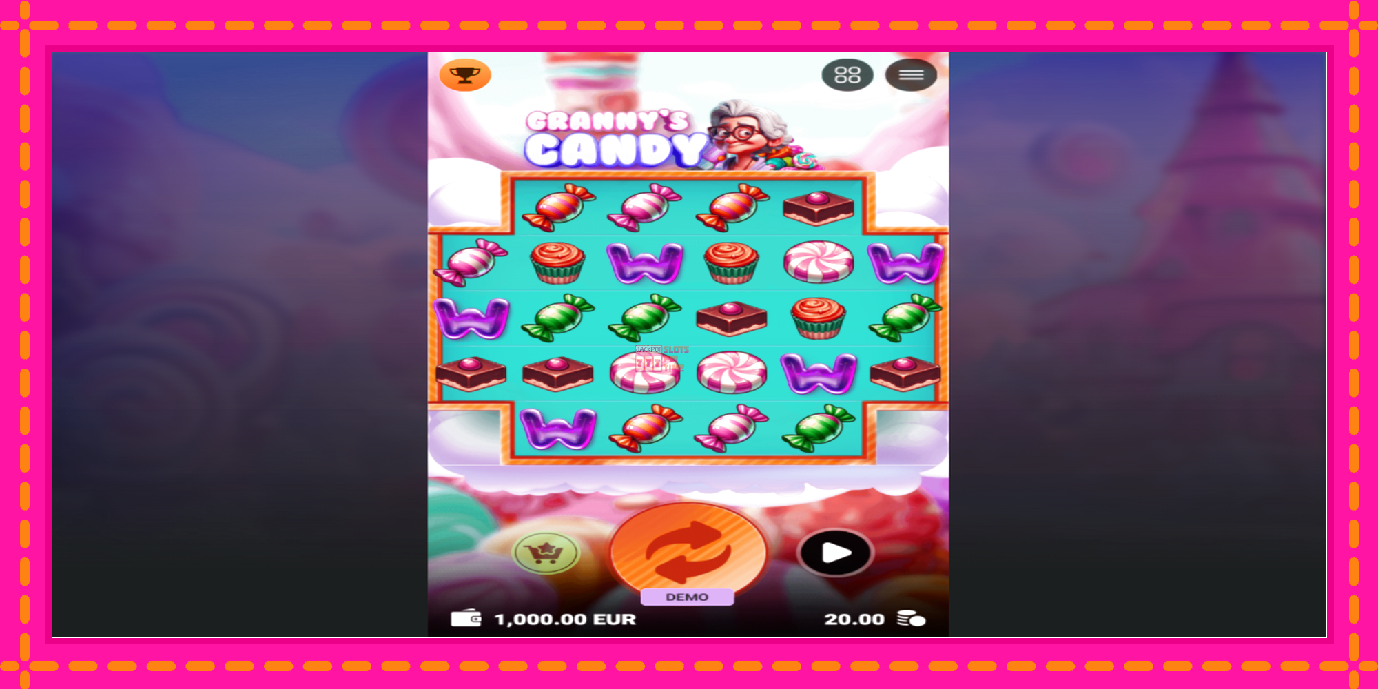 Slot machine Grannys Candy gratuitamente, immagine 2