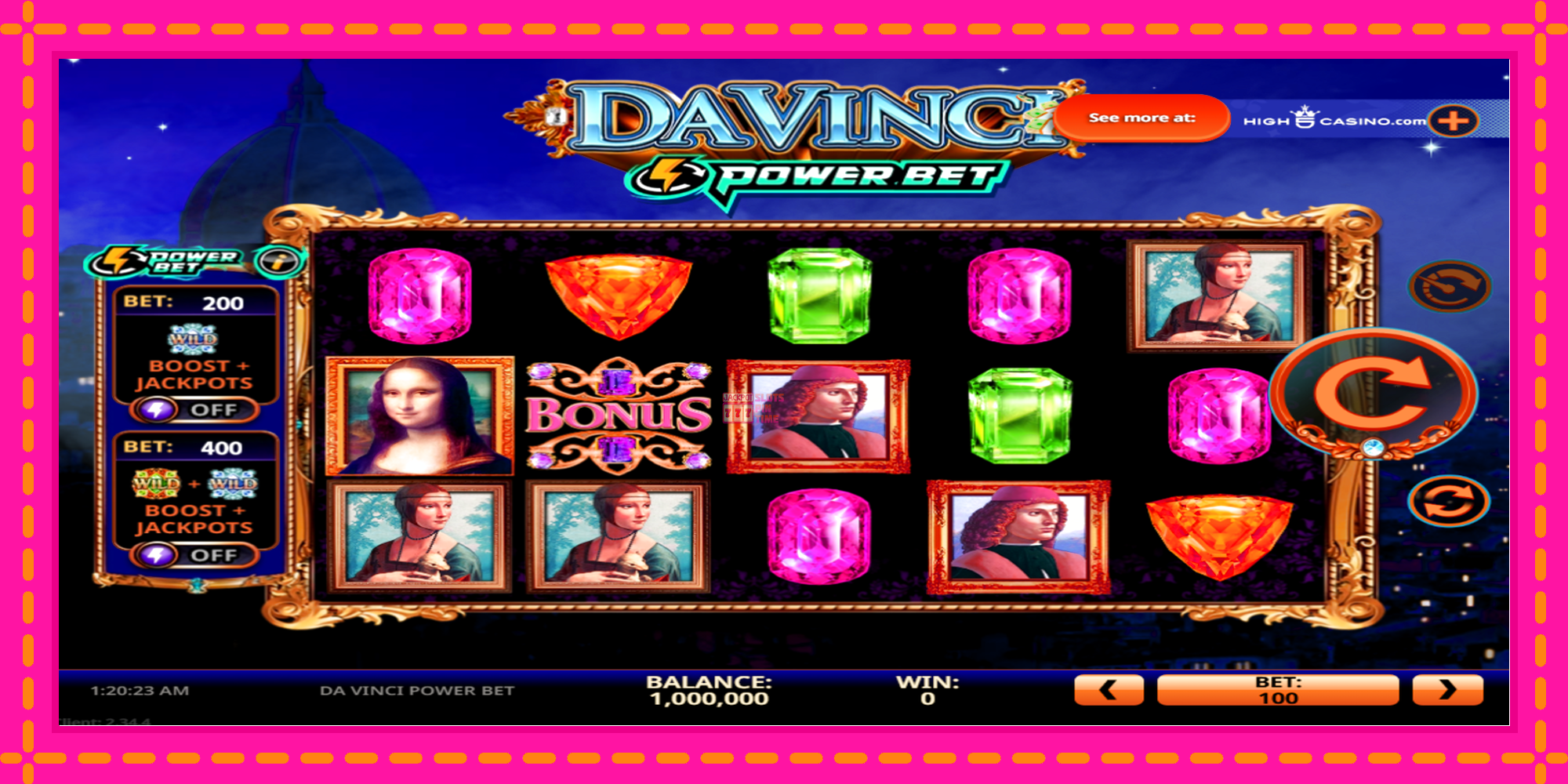 Slot machine Da Vinci Power Bet gratuitamente, immagine 2