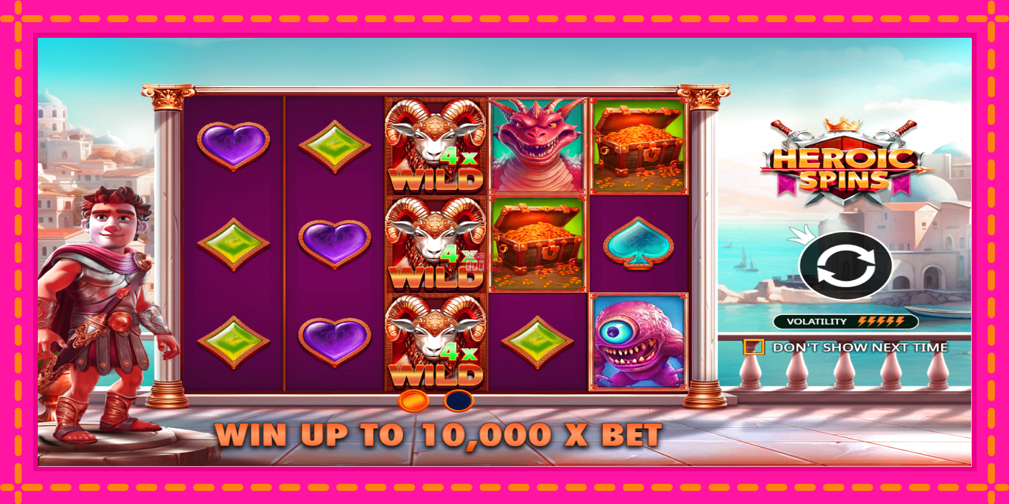 Slot machine Heroic Spins gratuitamente, immagine 1