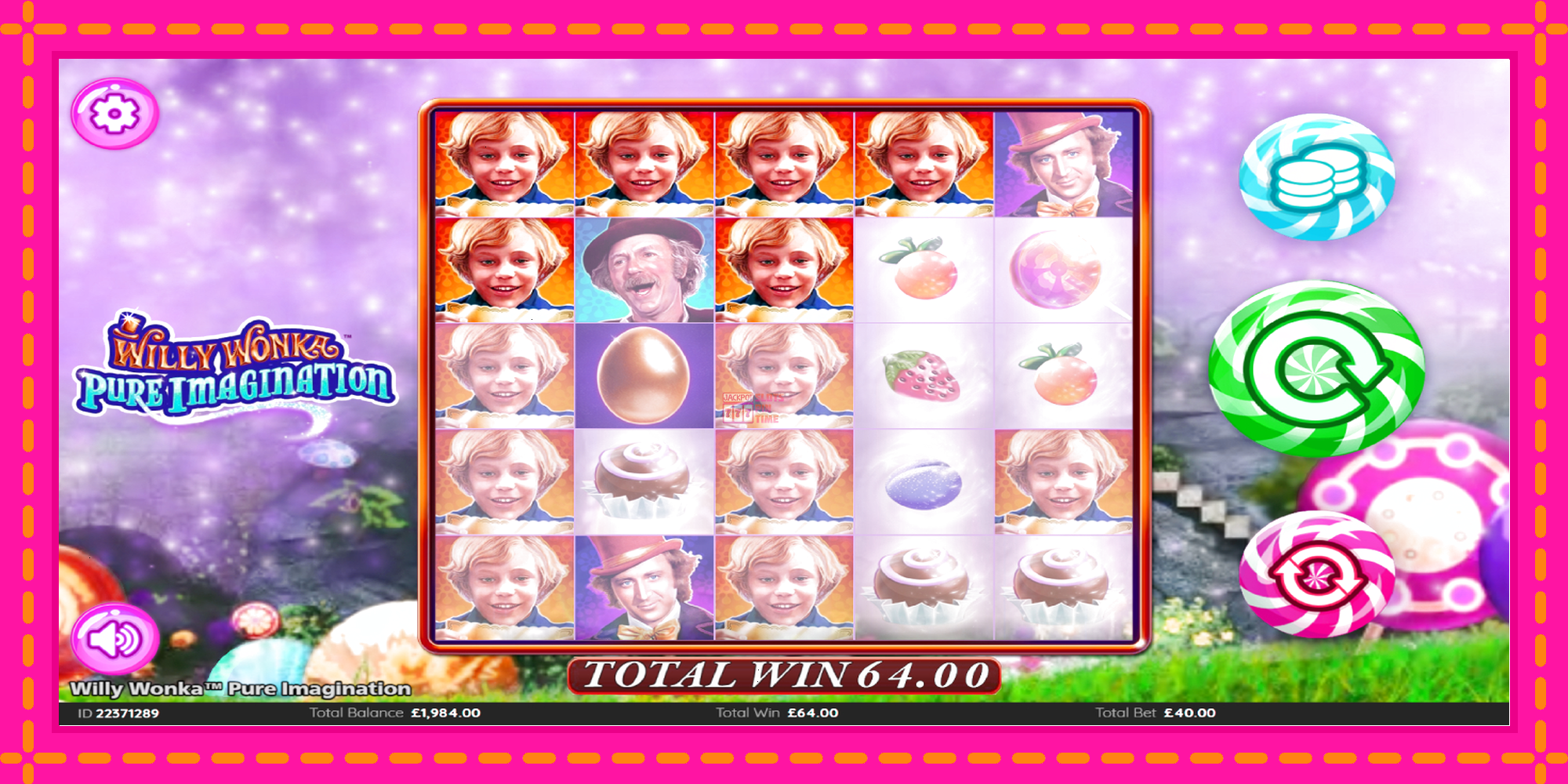 Slot machine Willy Wonka Pure Imagination gratuitamente, immagine 3