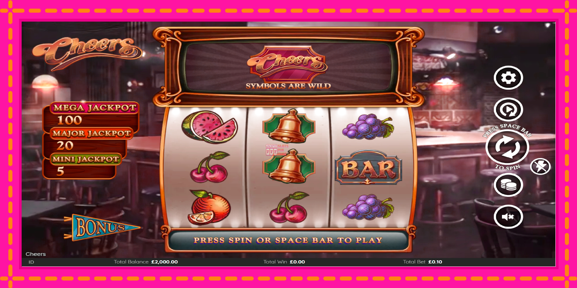 Slot machine Cheers gratuitamente, immagine 2