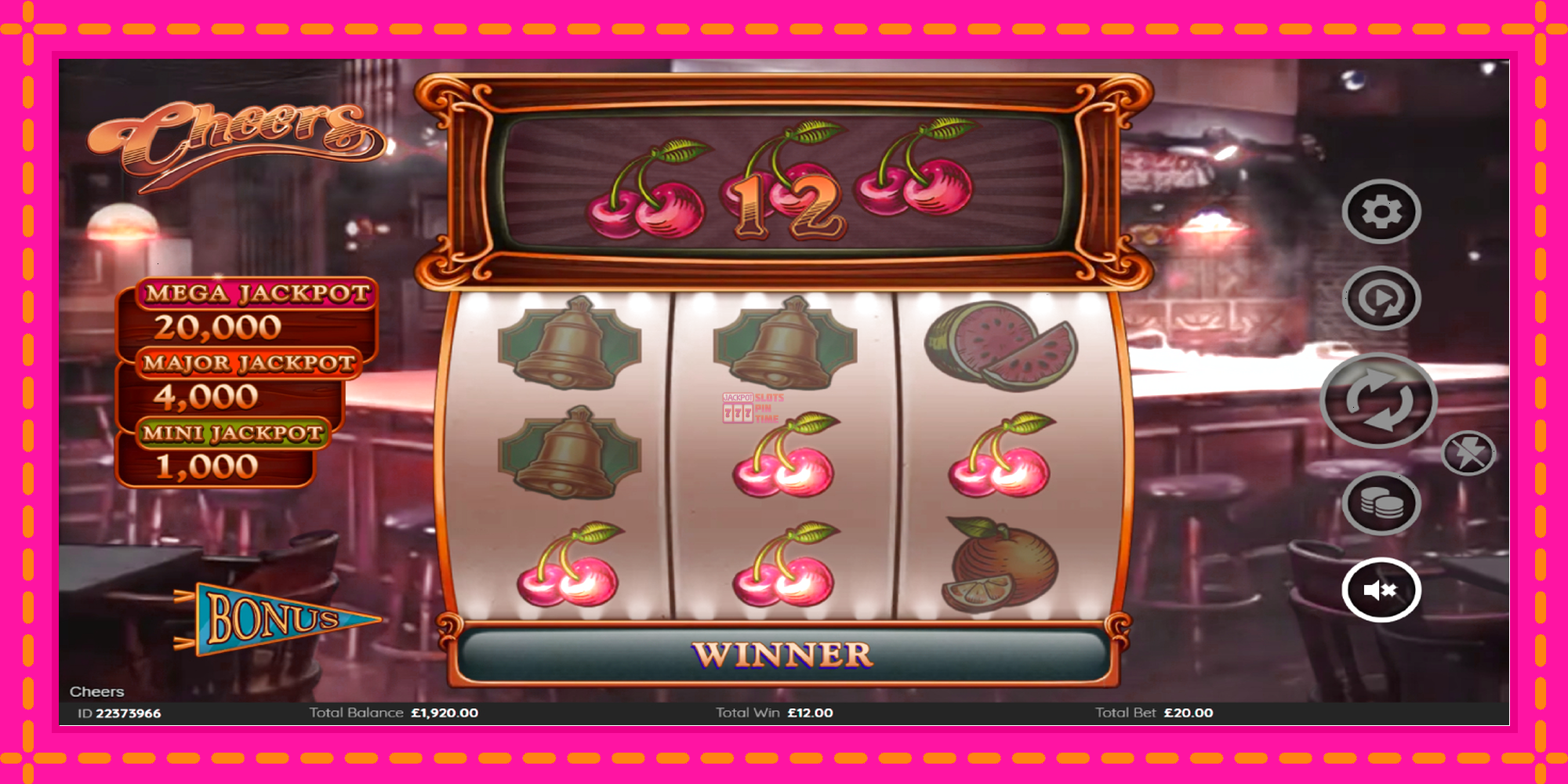 Slot machine Cheers gratuitamente, immagine 3