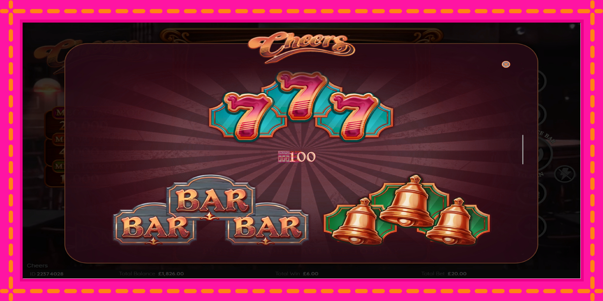 Slot machine Cheers gratuitamente, immagine 6