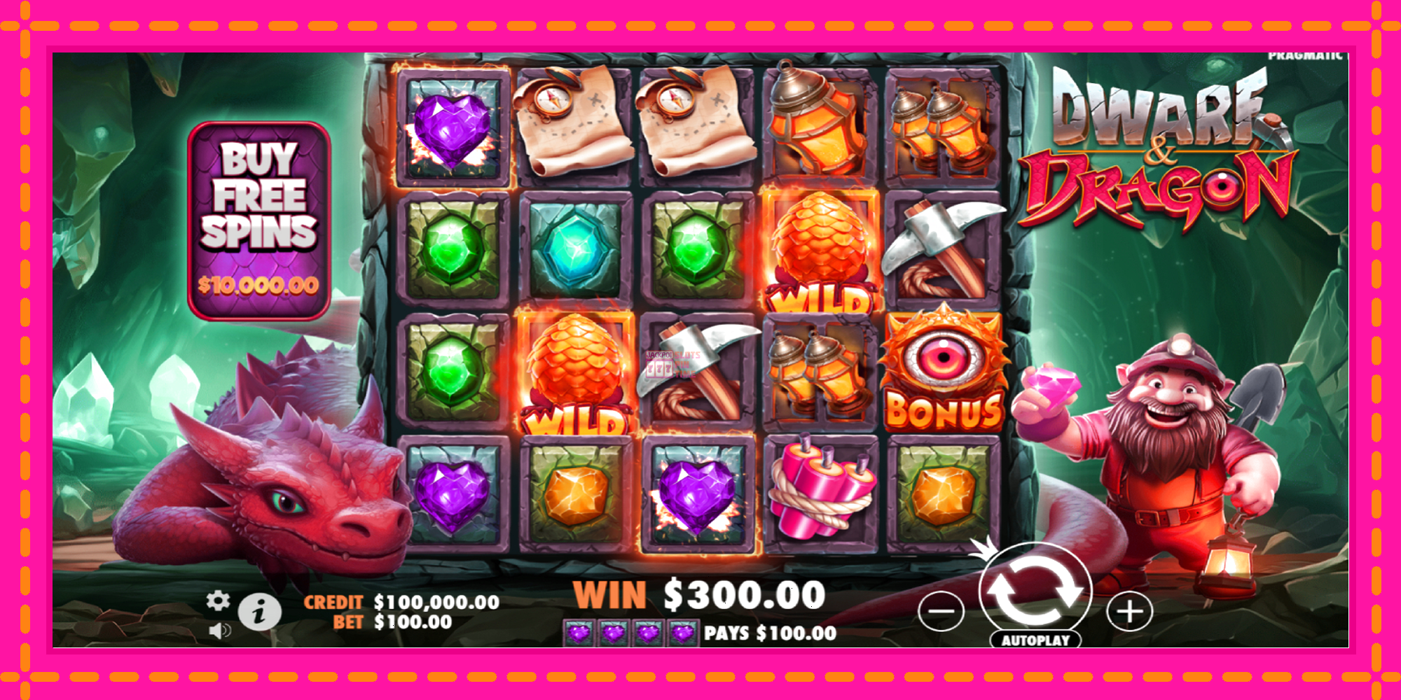 Slot machine Dwarf & Dragon gratuitamente, immagine 2