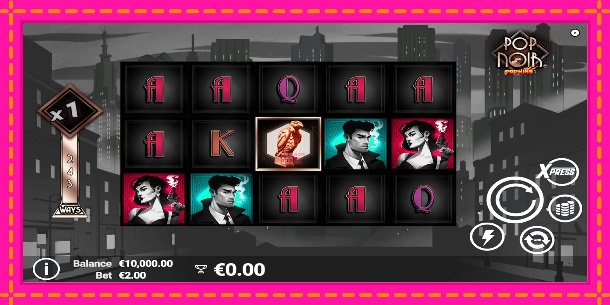 Slot machine PopNoir gratuitamente, immagine 2