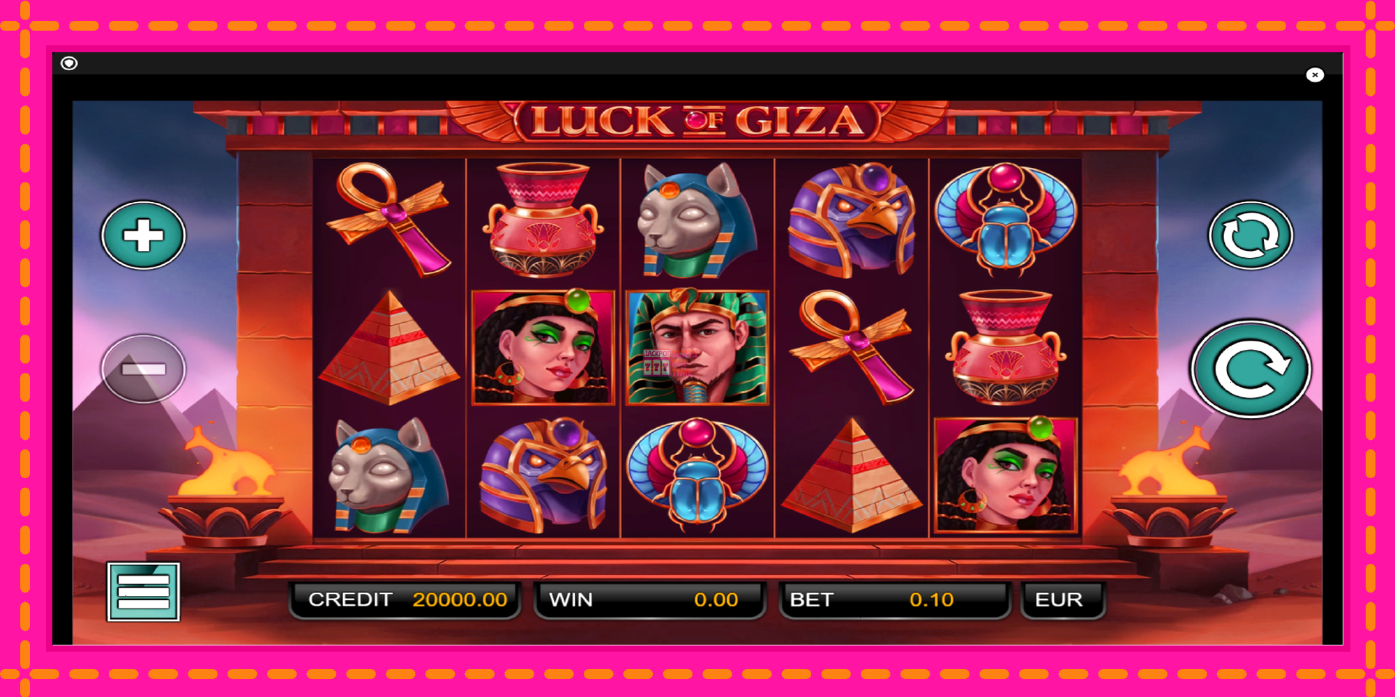 Slot machine Luck of Giza gratuitamente, immagine 1