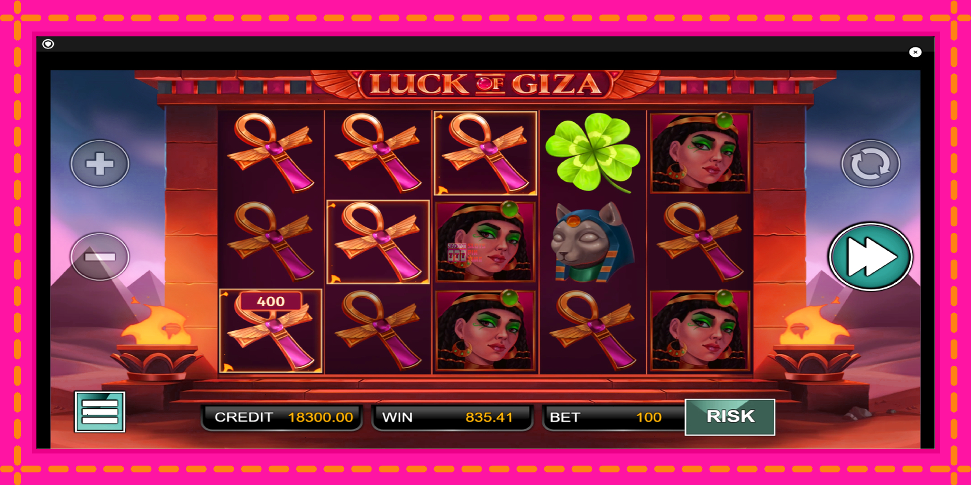 Slot machine Luck of Giza gratuitamente, immagine 2