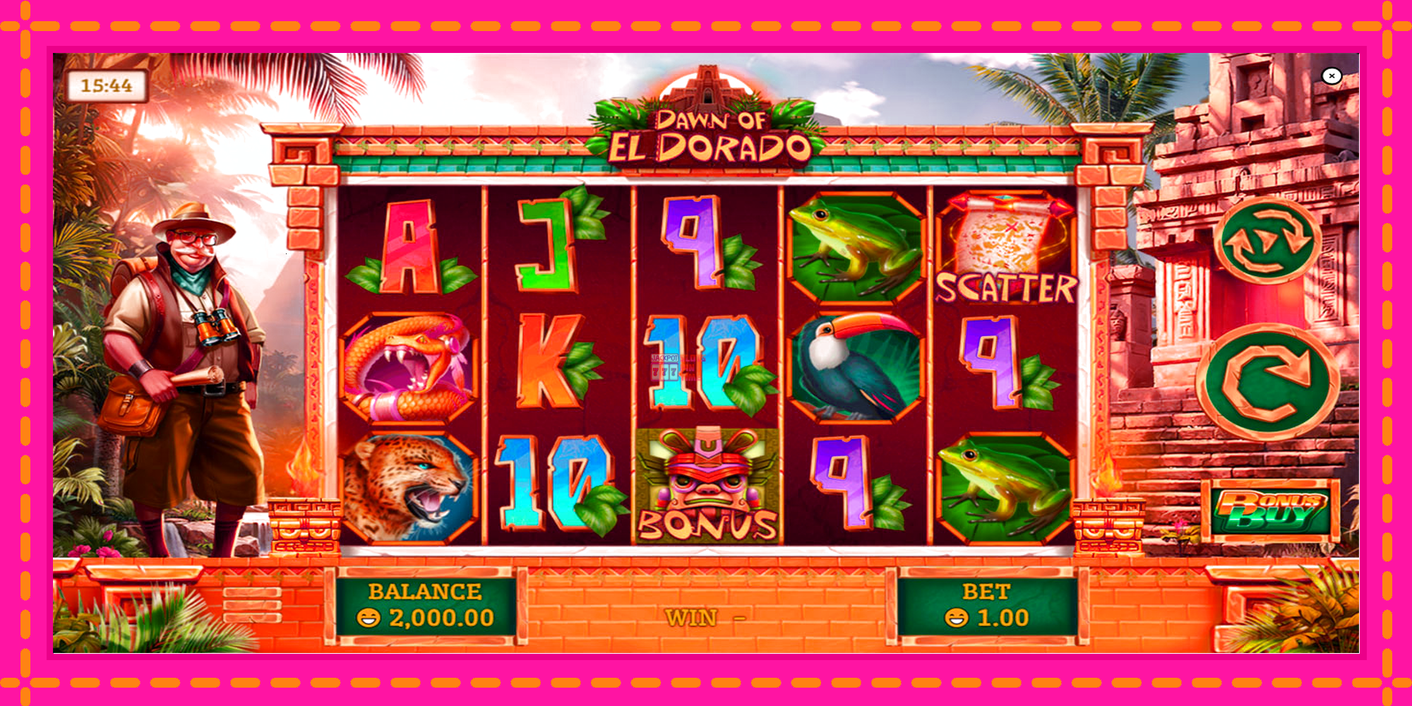 Slot machine Dawn of El Dorado gratuitamente, immagine 1