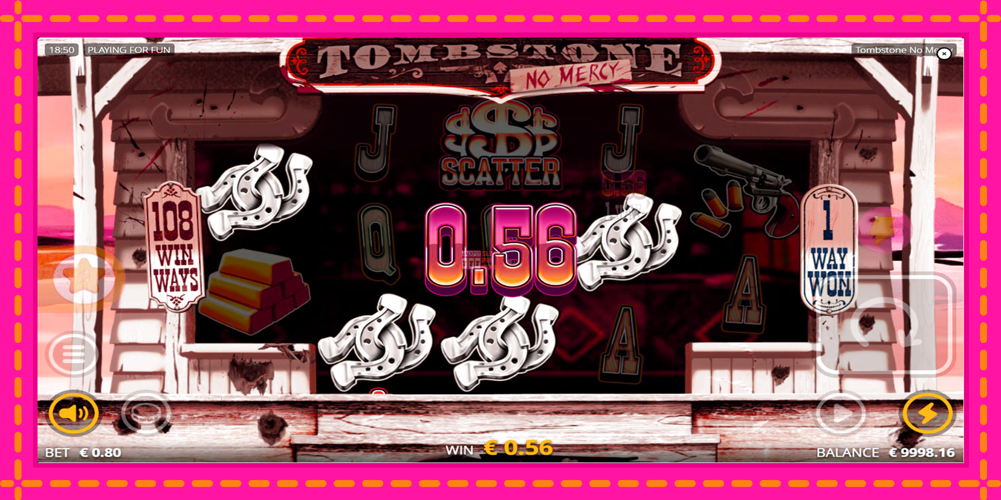 Slot machine Tombstone: No Mercy gratuitamente, immagine 2