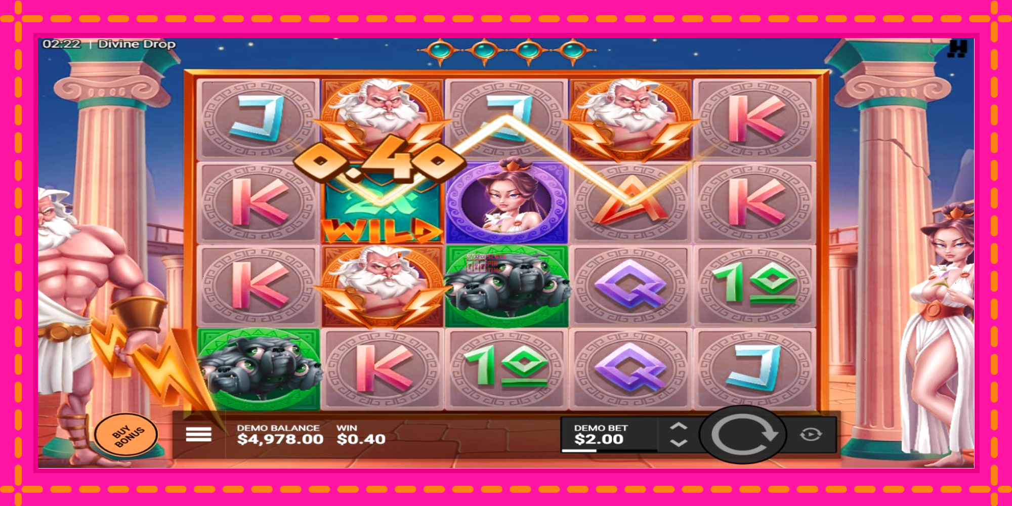 Slot machine Divine Drop gratuitamente, immagine 3