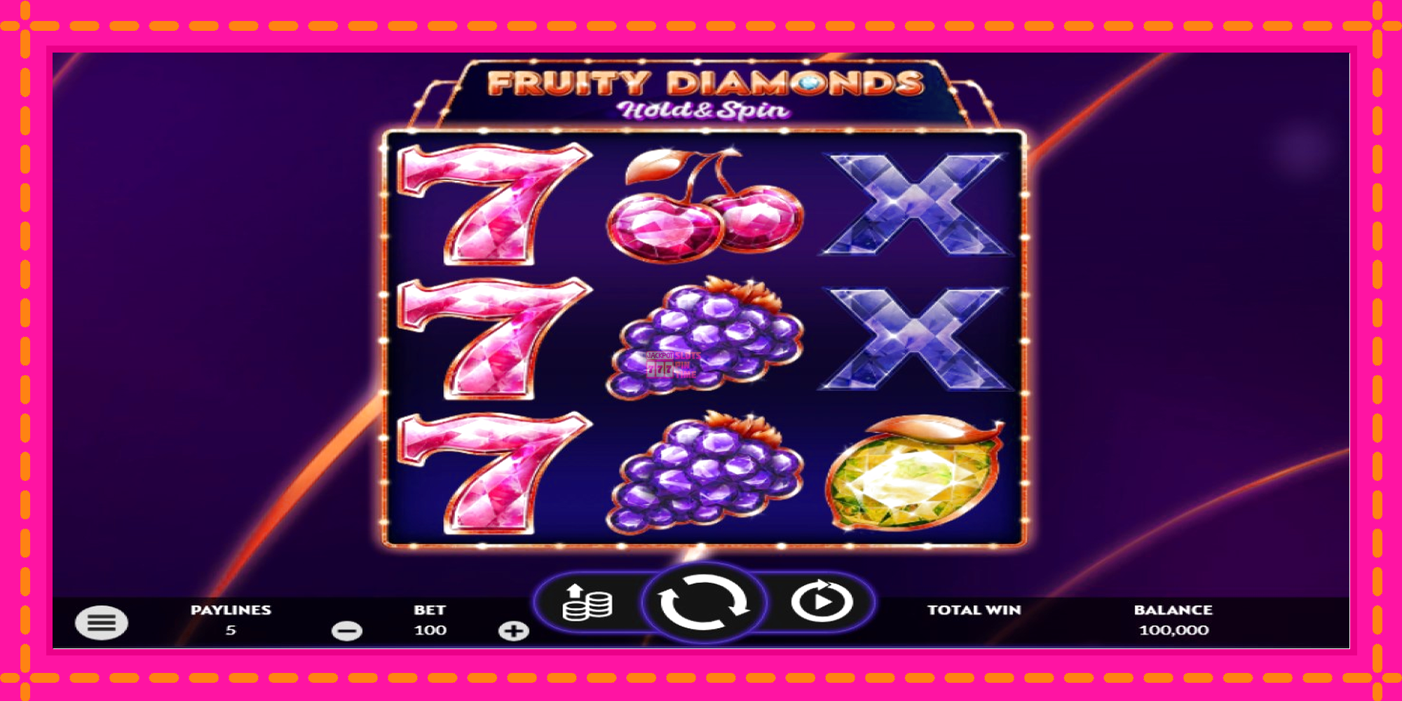 Slot machine Fruity Diamonds gratuitamente, immagine 1