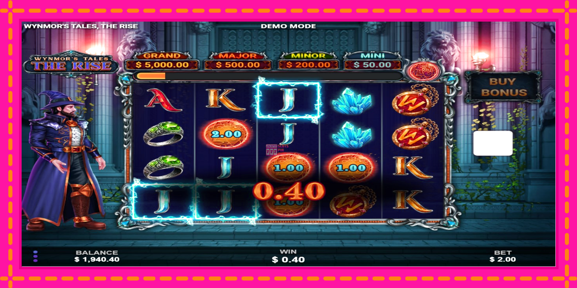 Slot machine Wynmor’s Tales: The Rise gratuitamente, immagine 3