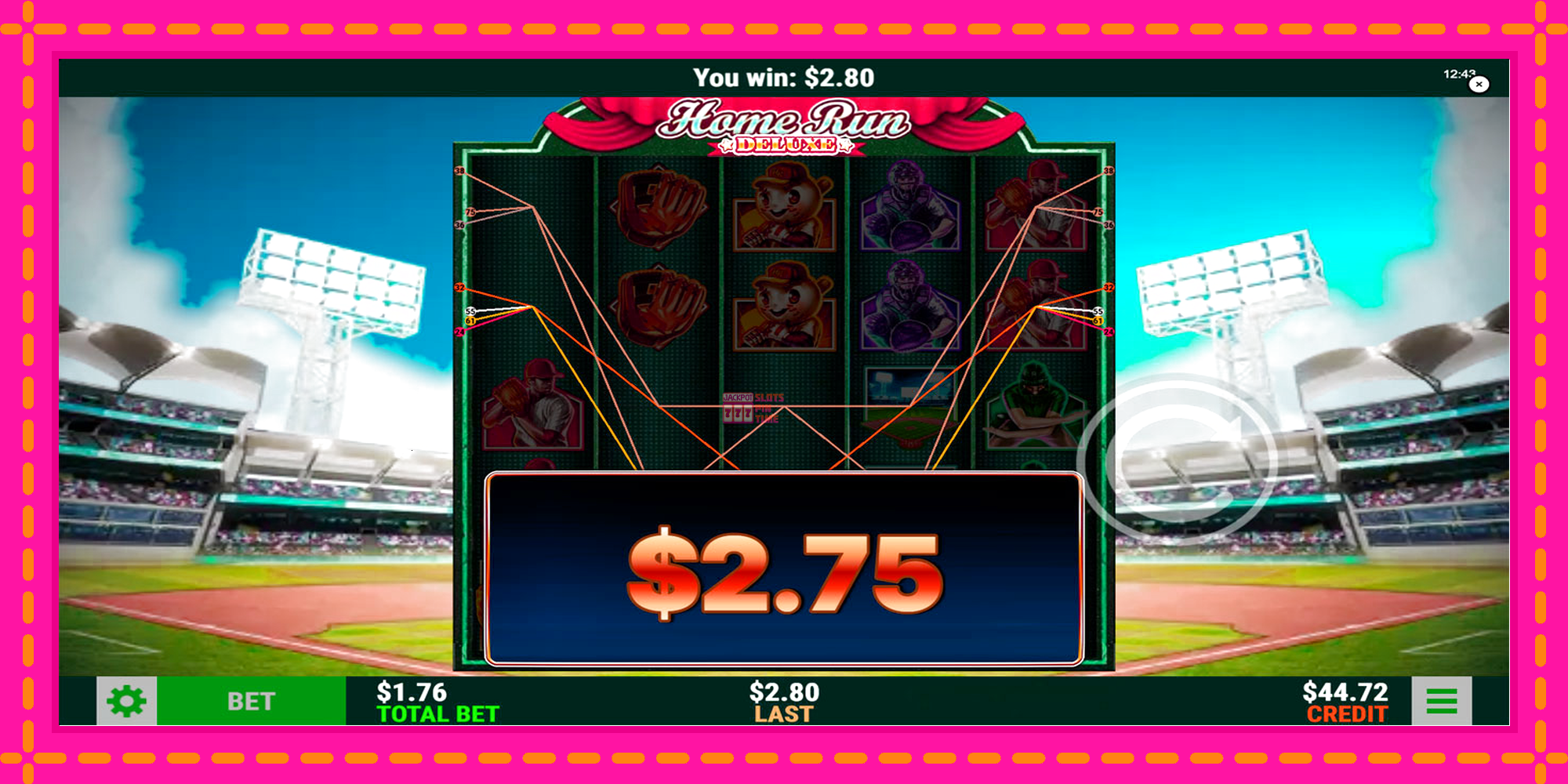 Slot machine Home Run Deluxe gratuitamente, immagine 2