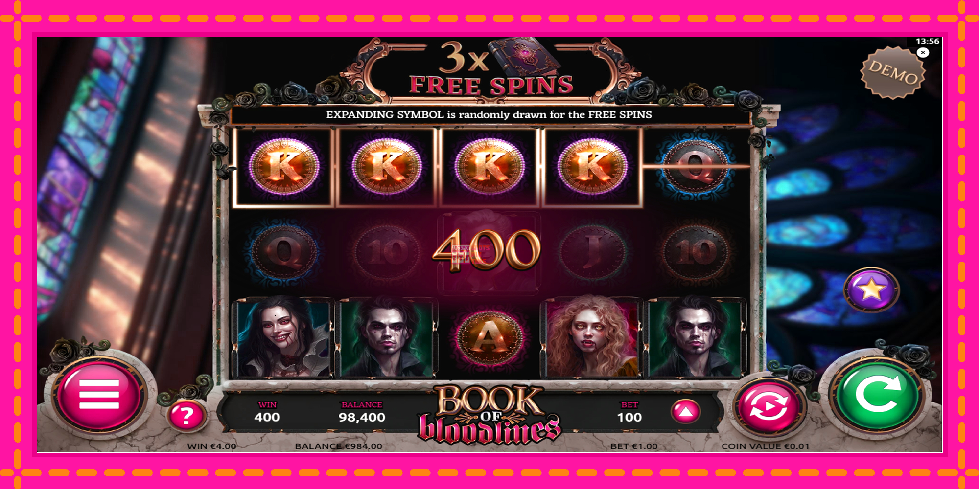 Slot machine Book of Bloodlines gratuitamente, immagine 4