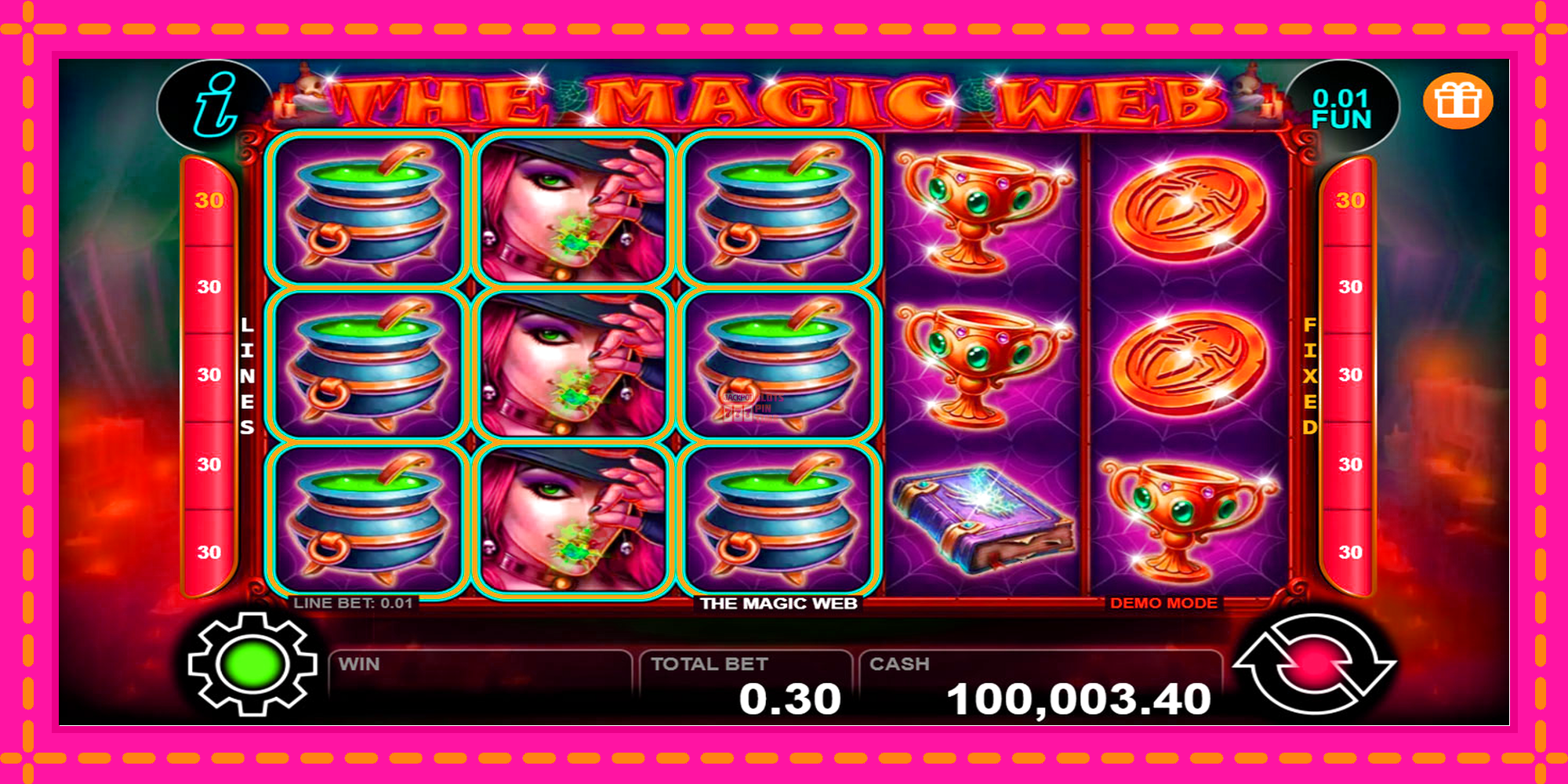 Slot machine The Magic Web gratuitamente, immagine 4